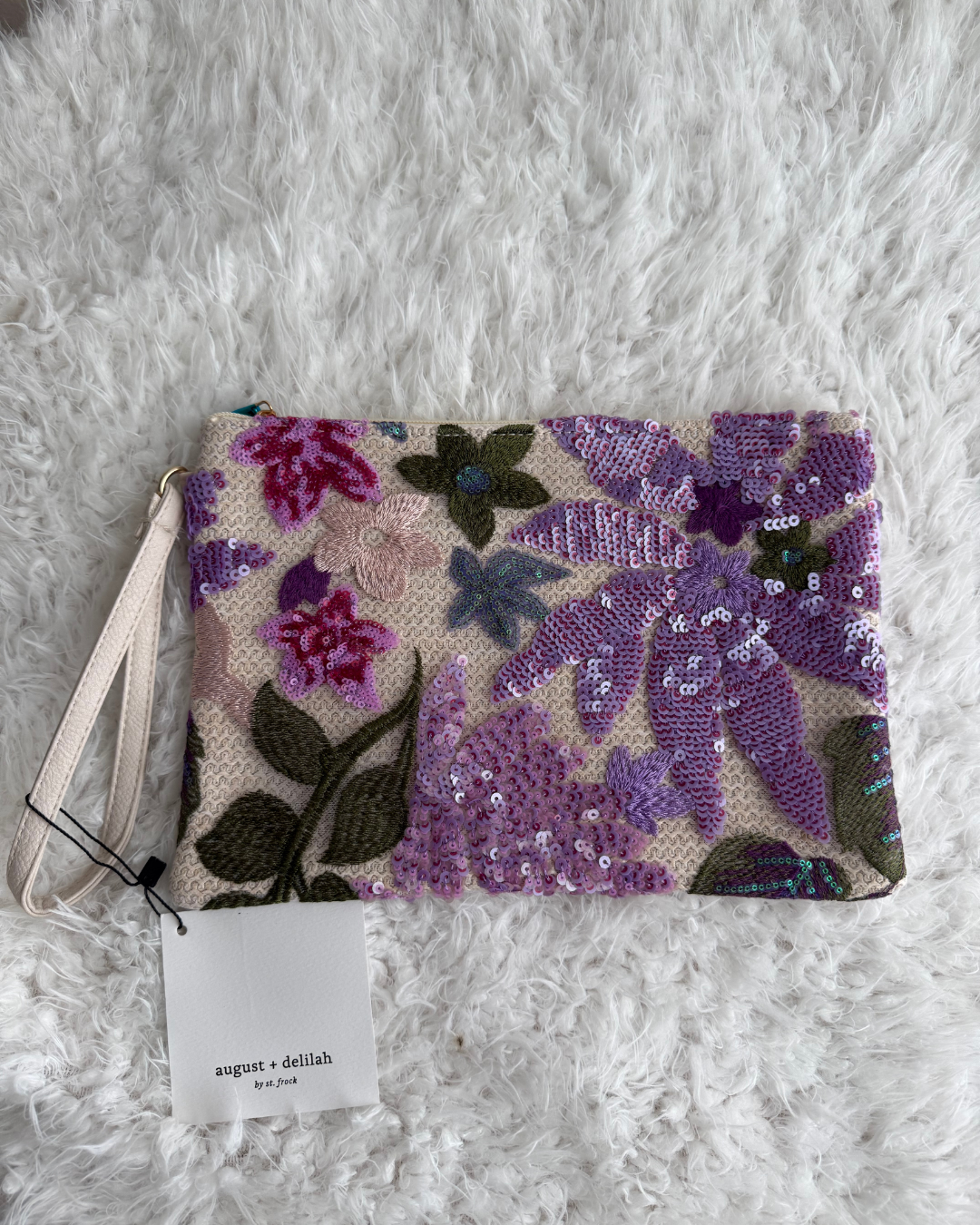 August + Delilah Rectangular Clutch Bag