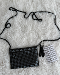 Black Rectangular Cluth Bag