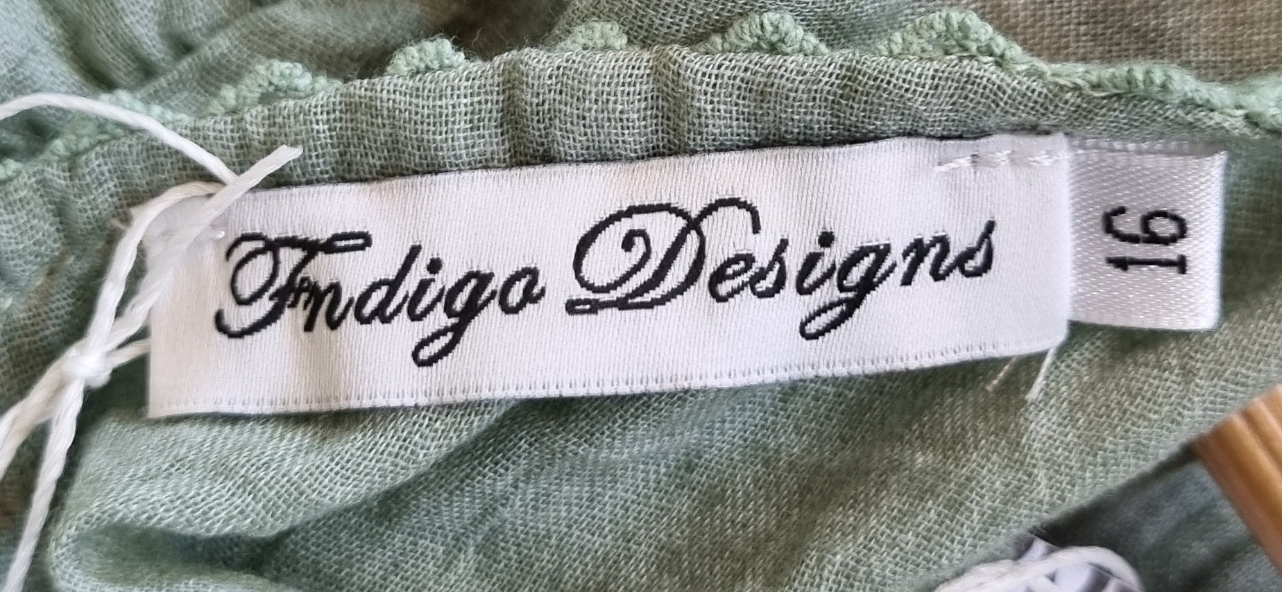 Indigo Designs Sage Cotton Blouse