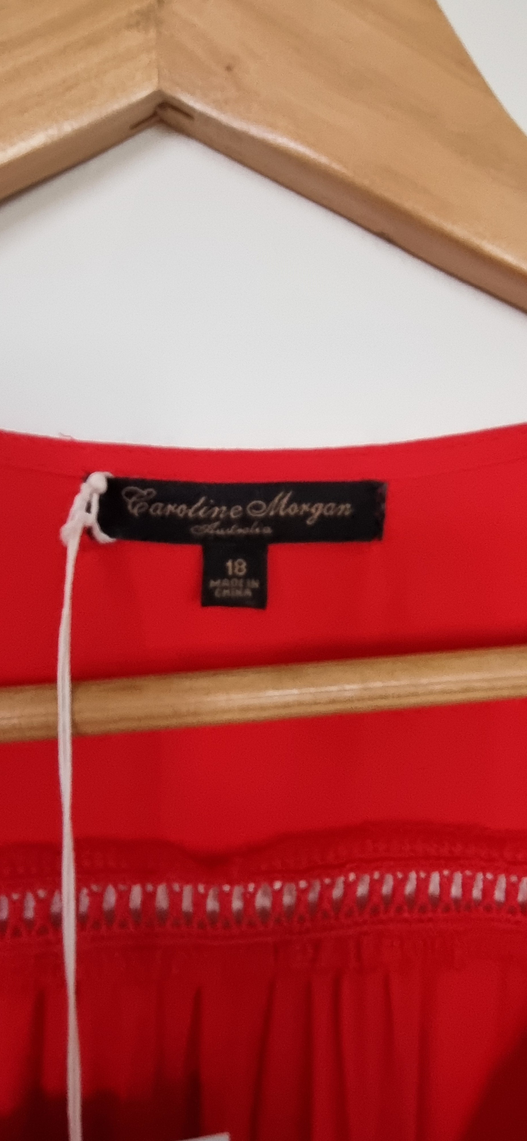 Caroline Morgan Red Maxi Dress