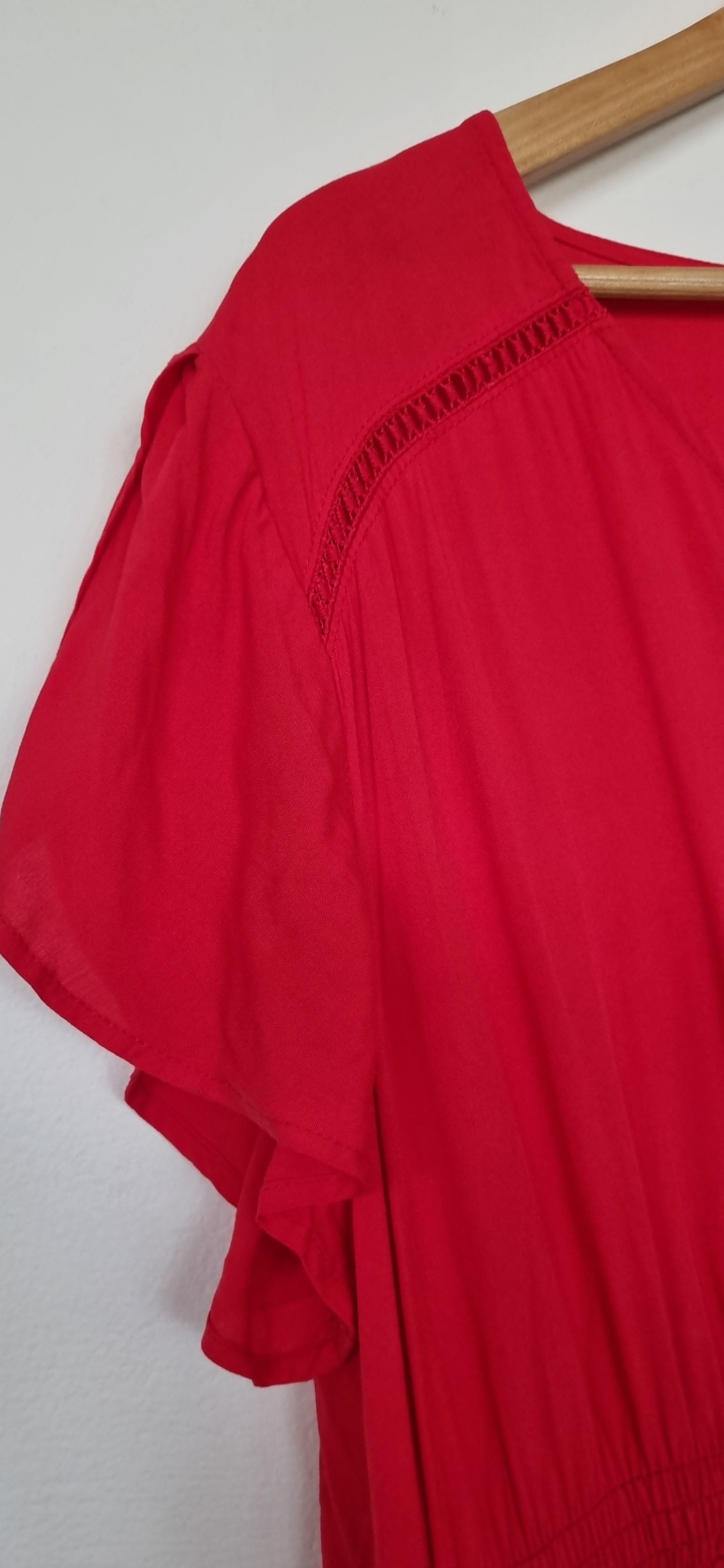 Caroline Morgan Red Maxi Dress