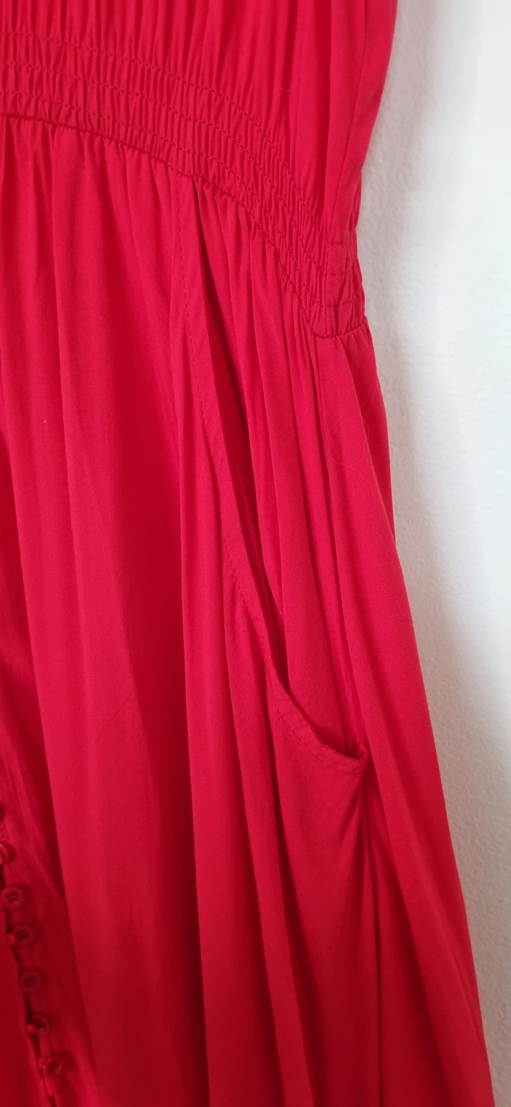 Caroline Morgan Red Maxi Dress