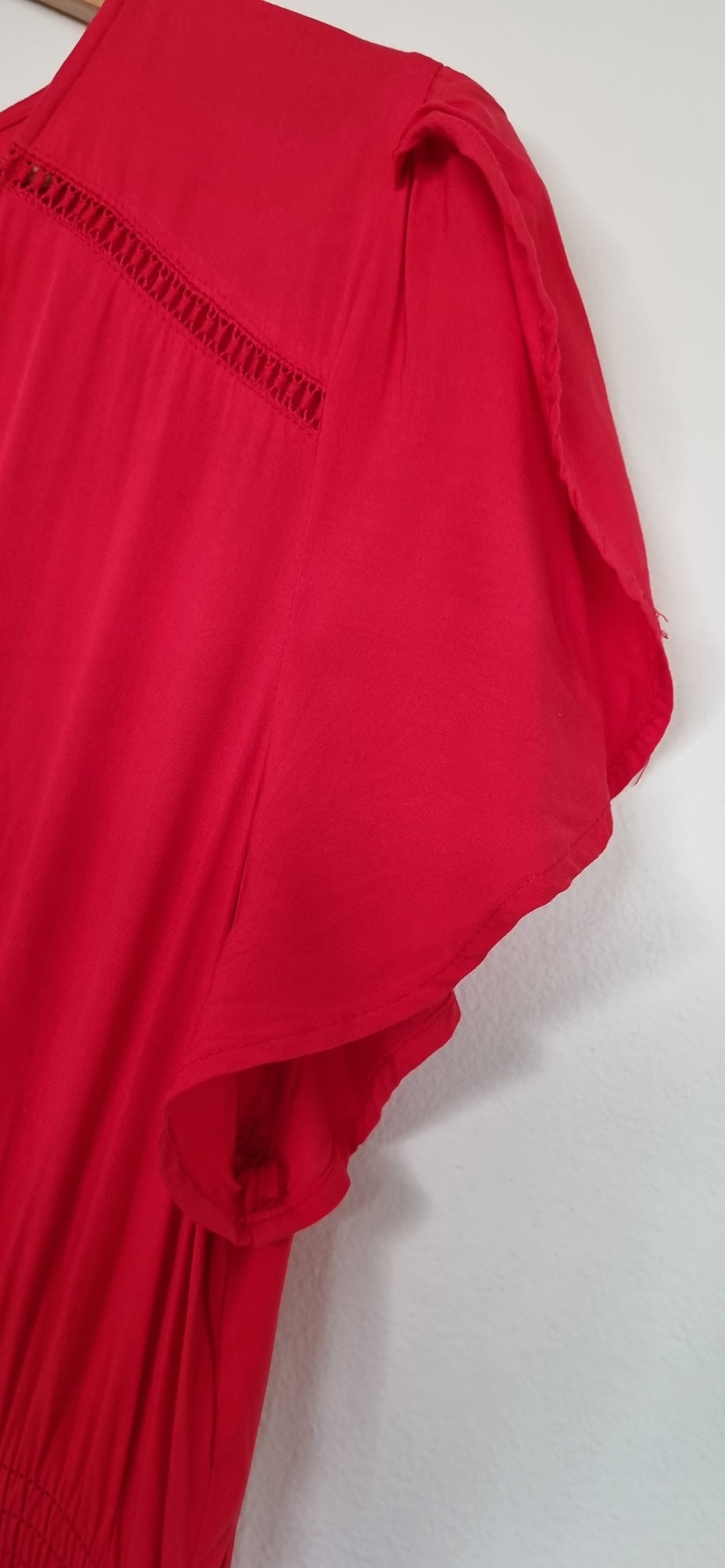 Caroline Morgan Red Maxi Dress