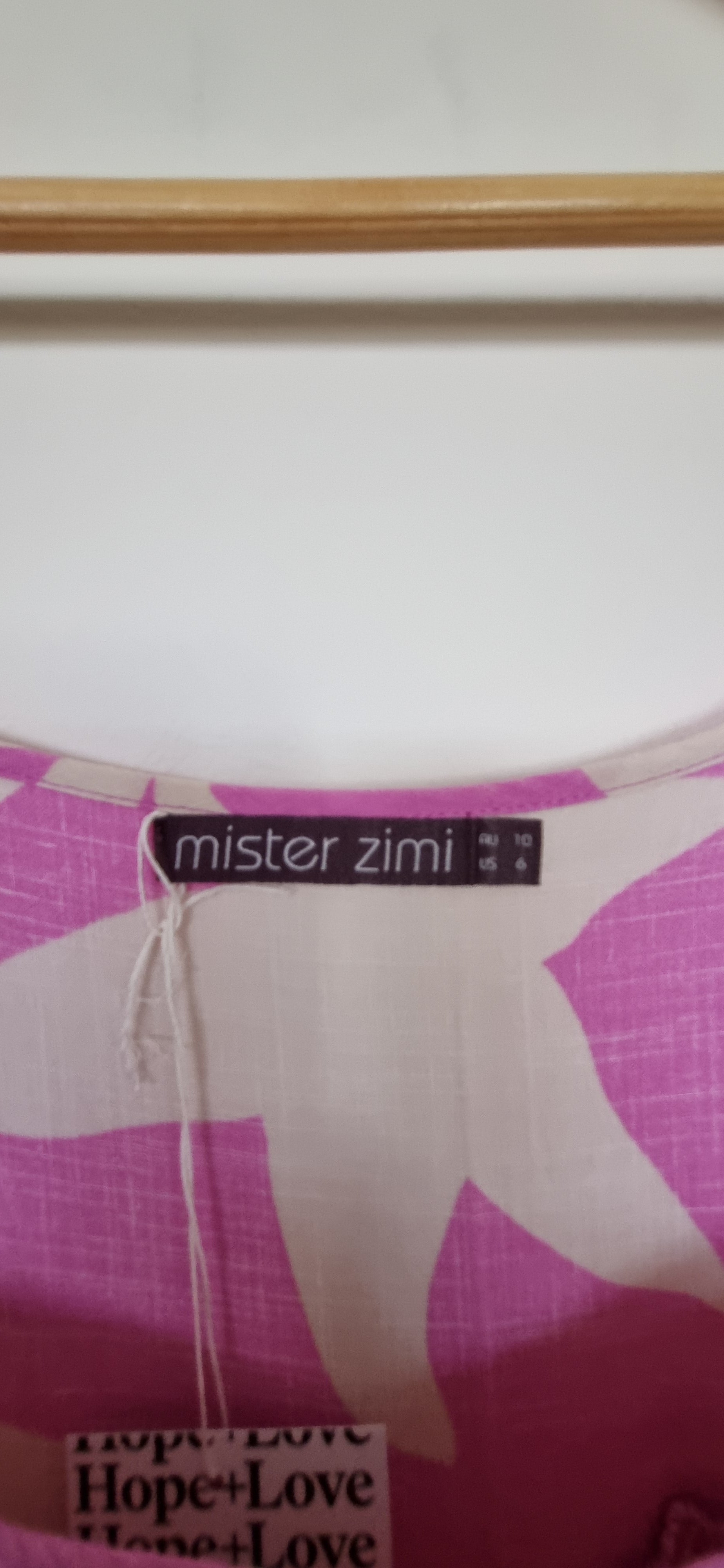 Mister Zimi Pink Floral Print Dress