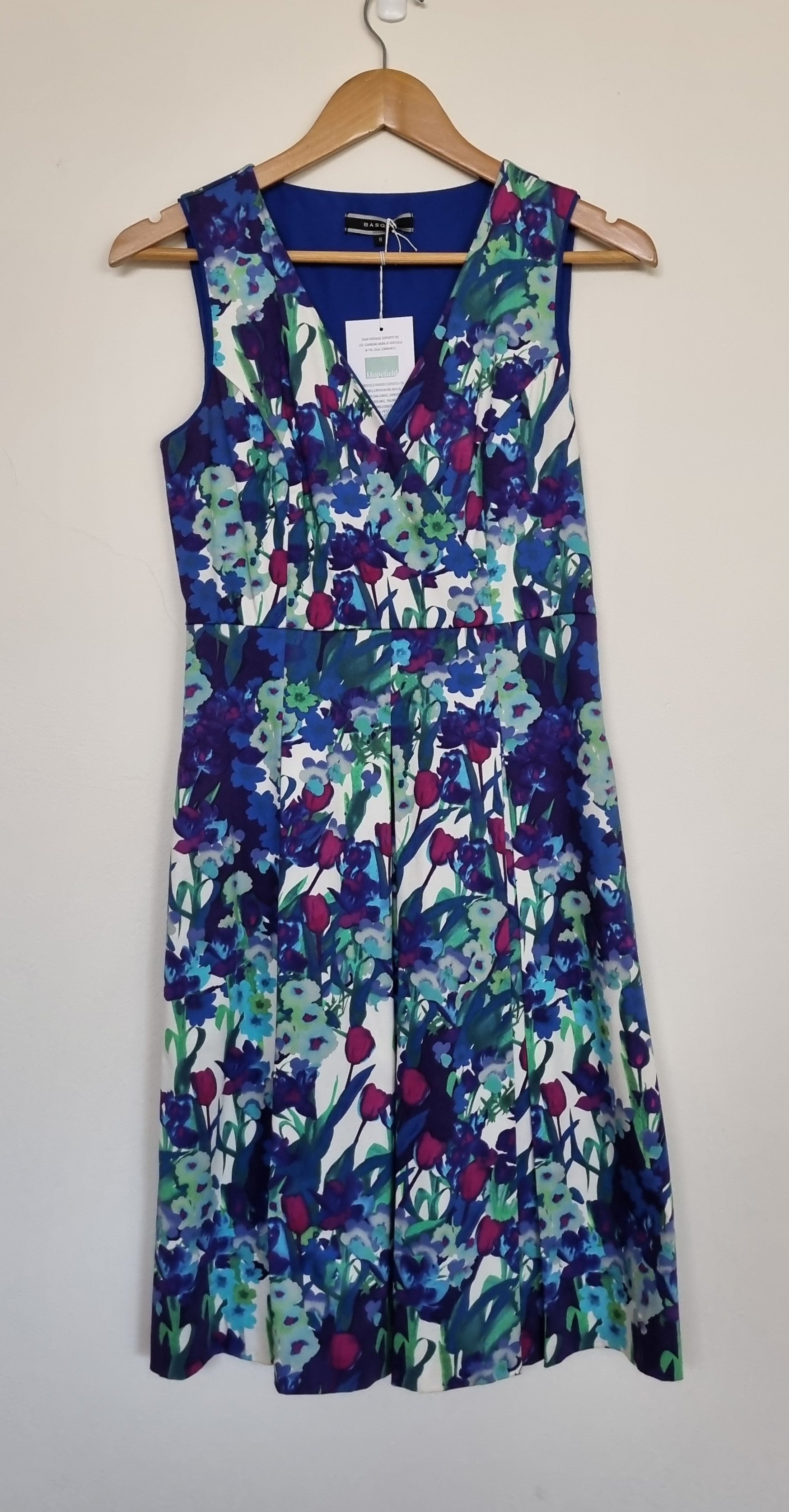 Basque Floral Watercolour Dress