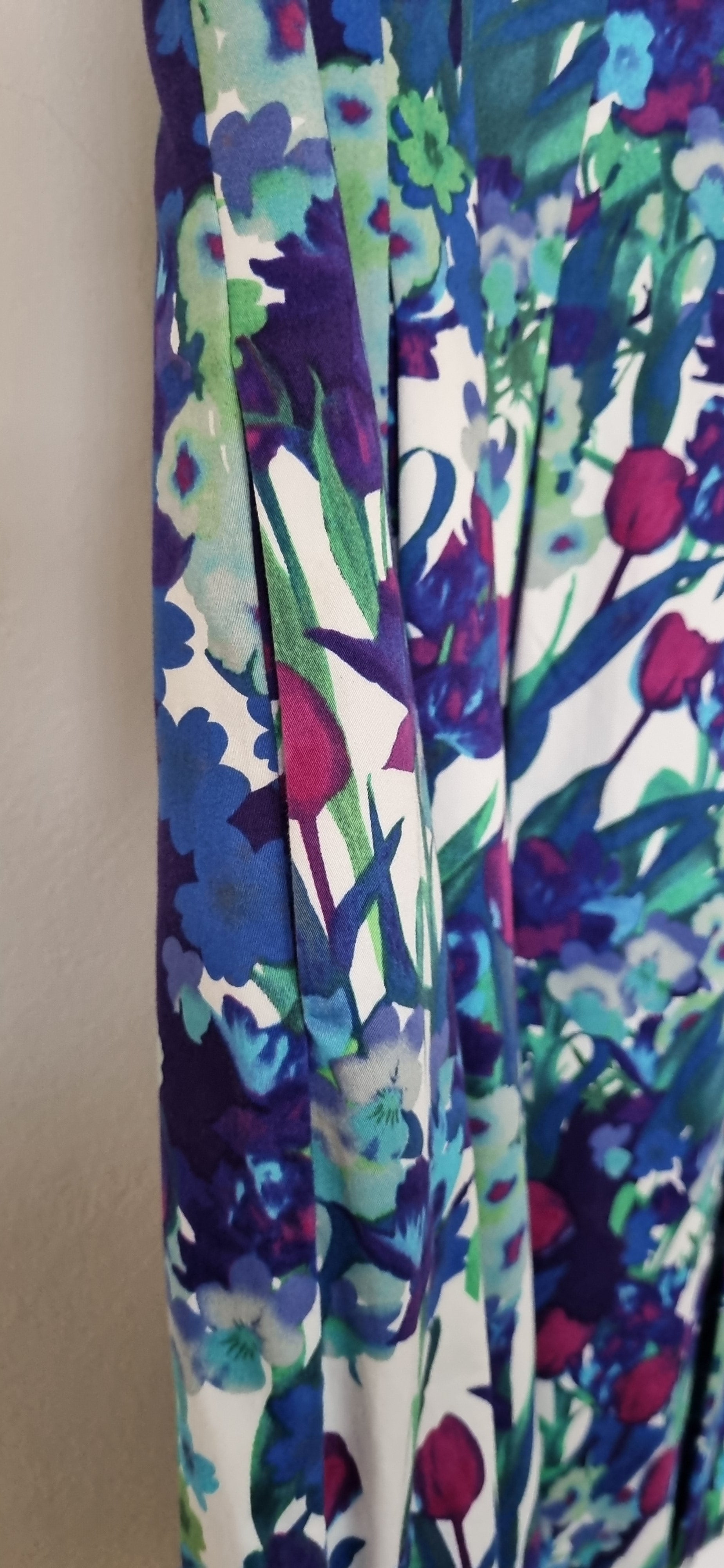 Basque Floral Watercolour Dress