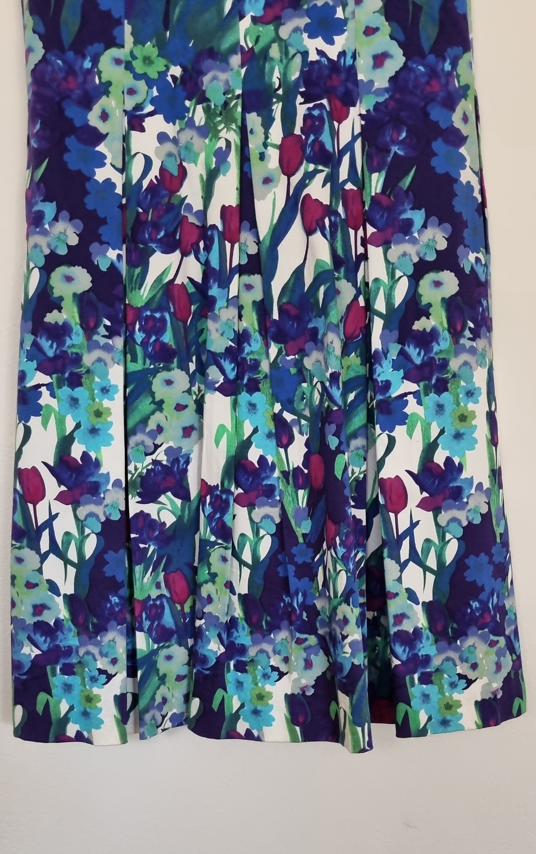 Basque Floral Watercolour Dress