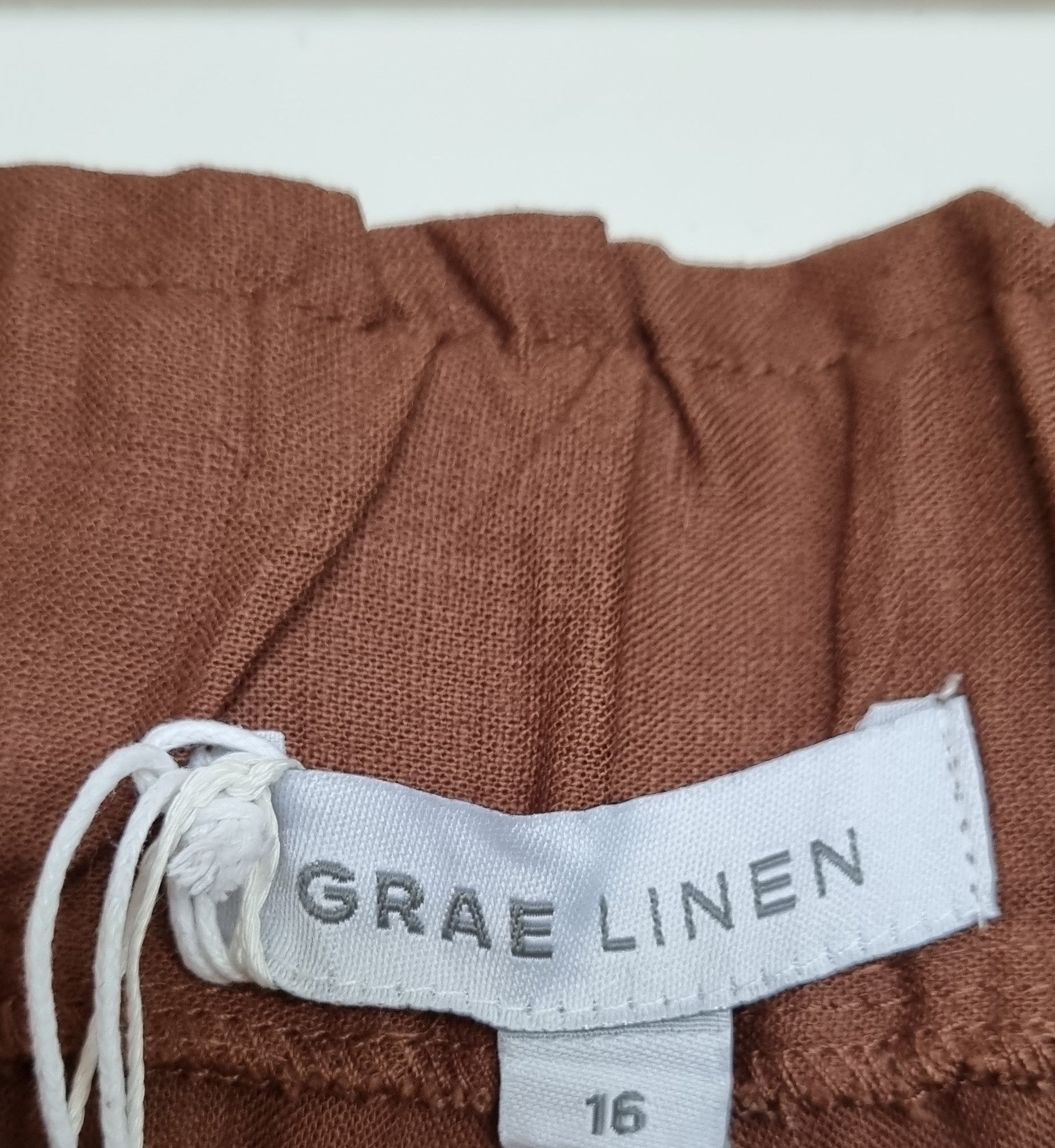 Suzanne Grae Linen Pull-On Trousers
