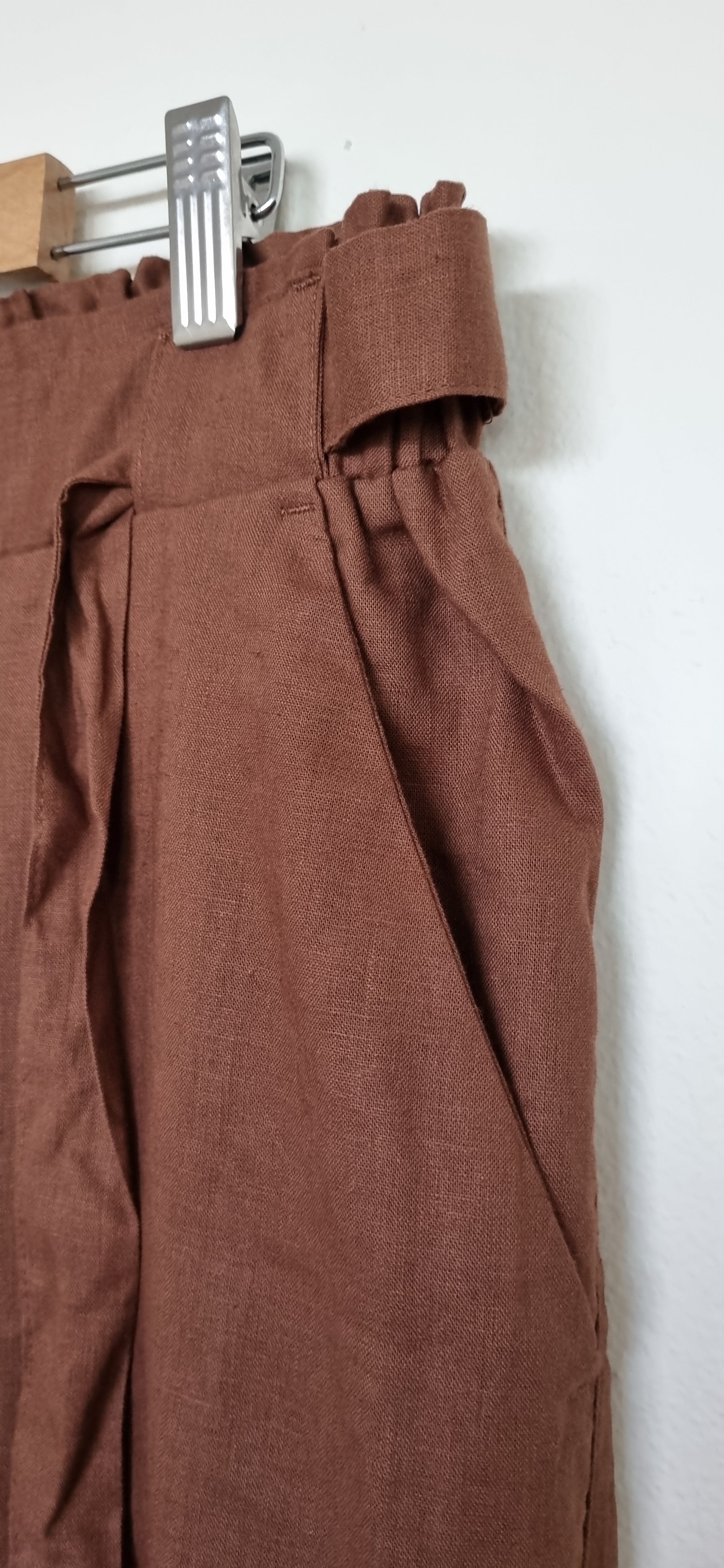 Suzanne Grae Linen Pull-On Trousers
