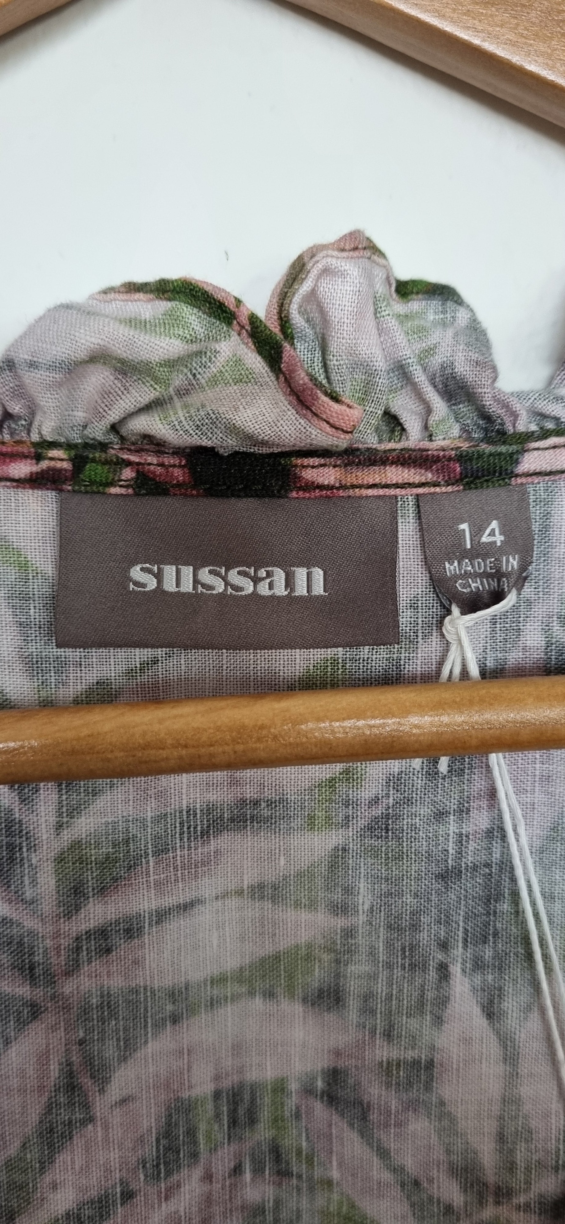 Sussan Floral Linen-Blend Maxi Sleeveless Dress