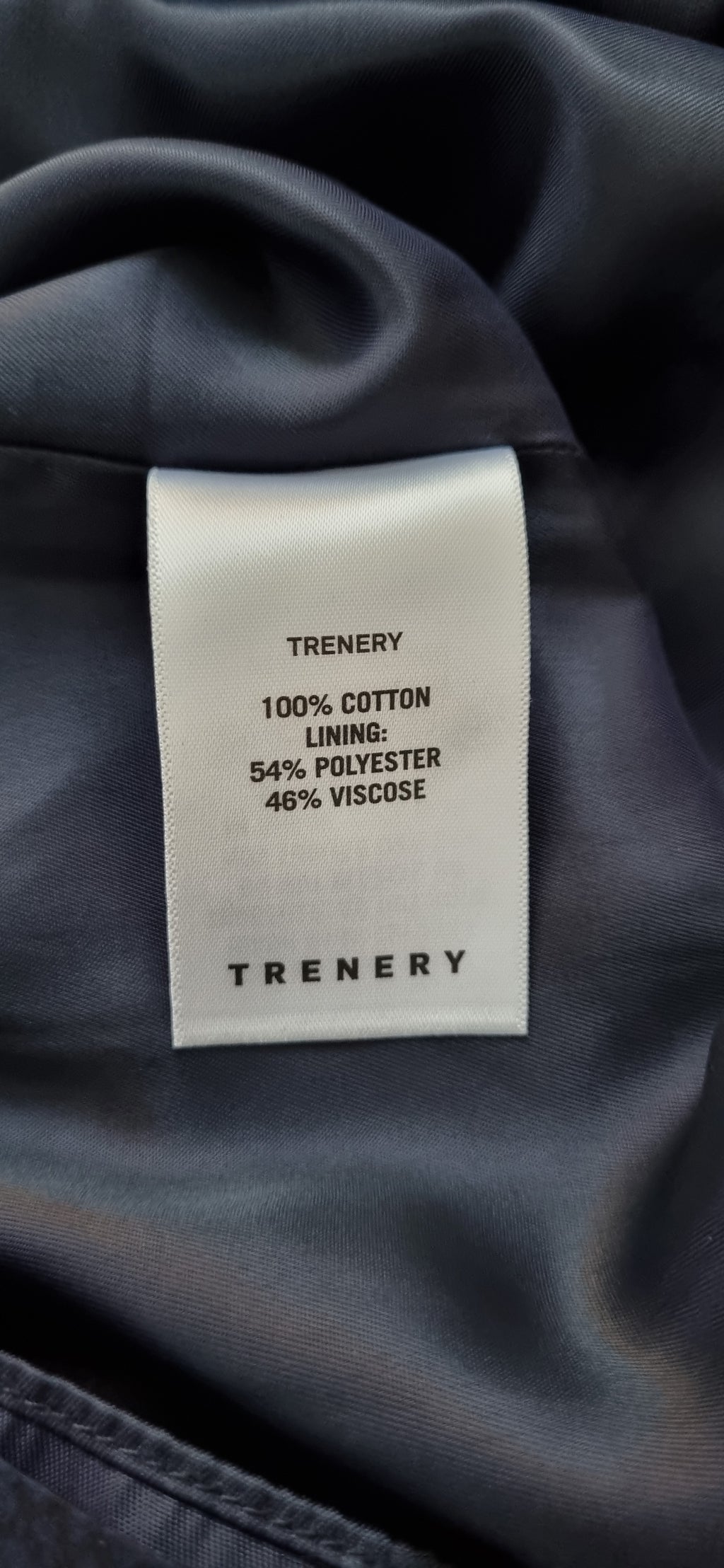 Trenery Abstract Print Navy Shift Dress