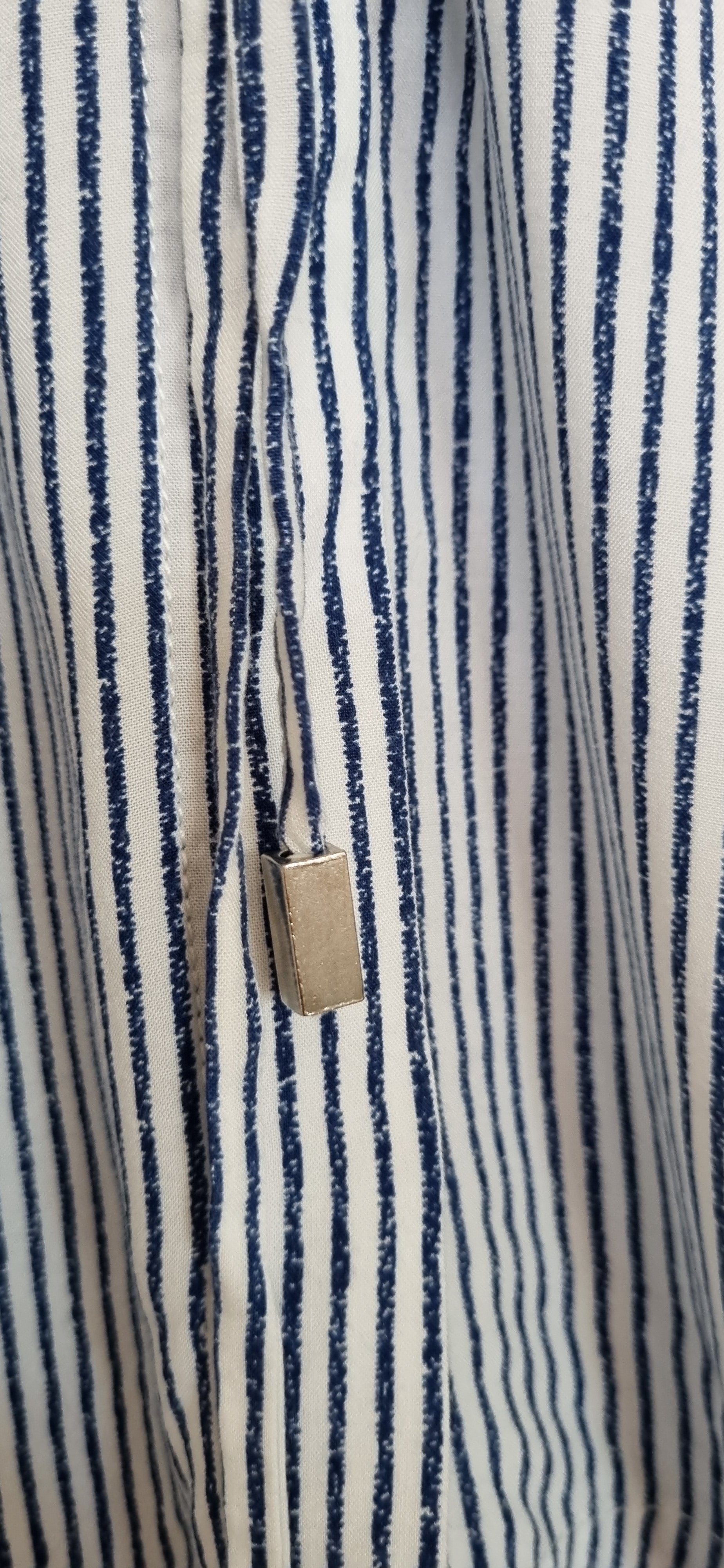 Witchery Navy & White Shirt Dress
