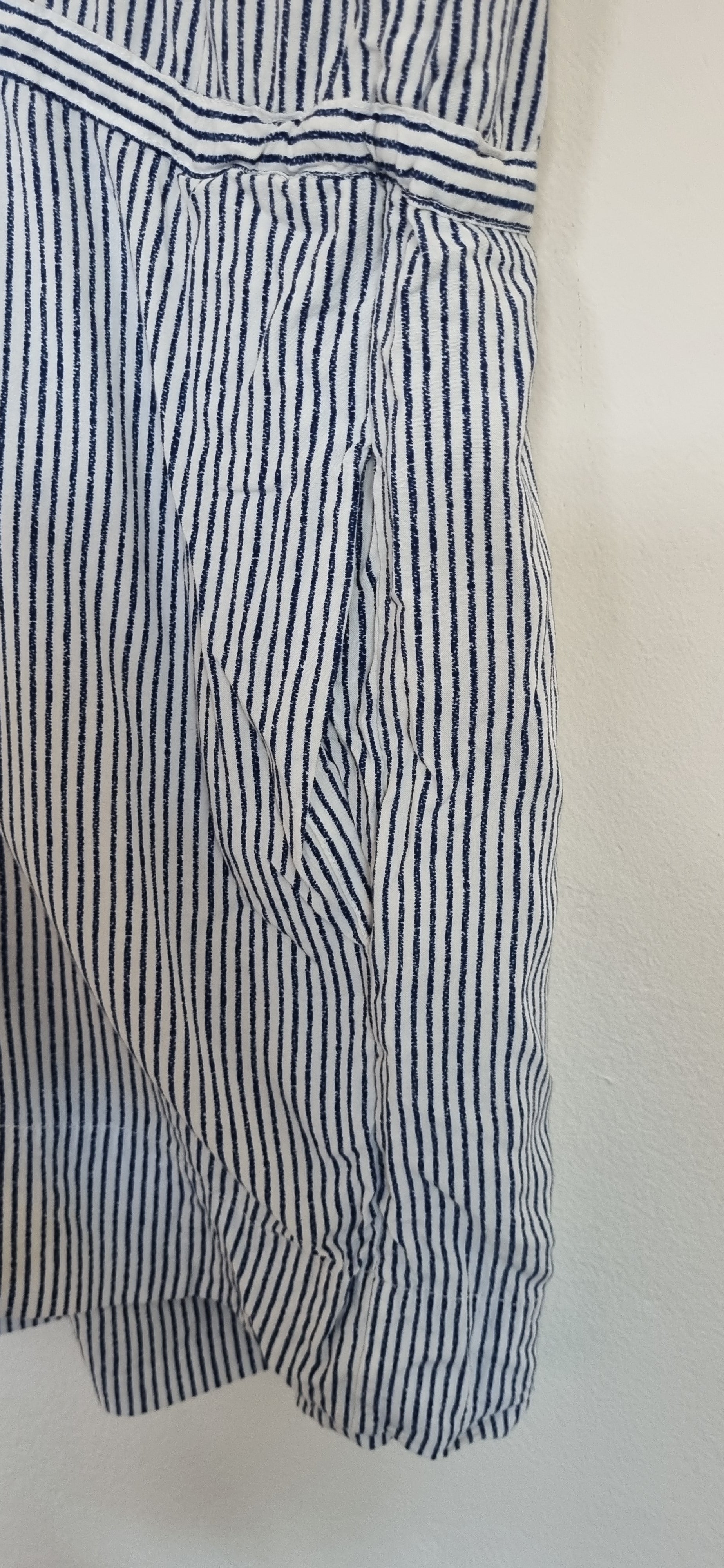 Witchery Navy & White Shirt Dress