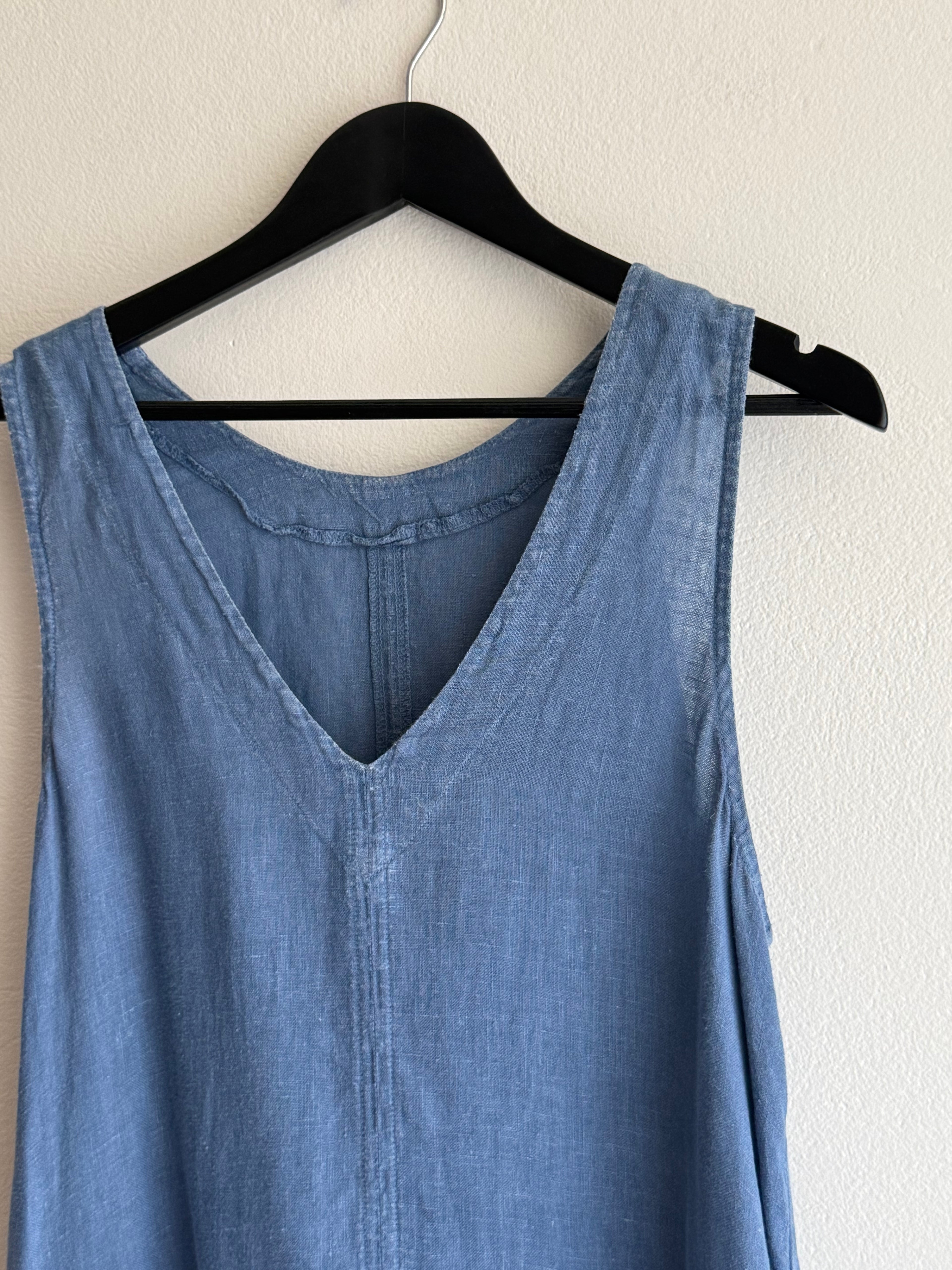 Genison Style Italy Reversible Denim Dress