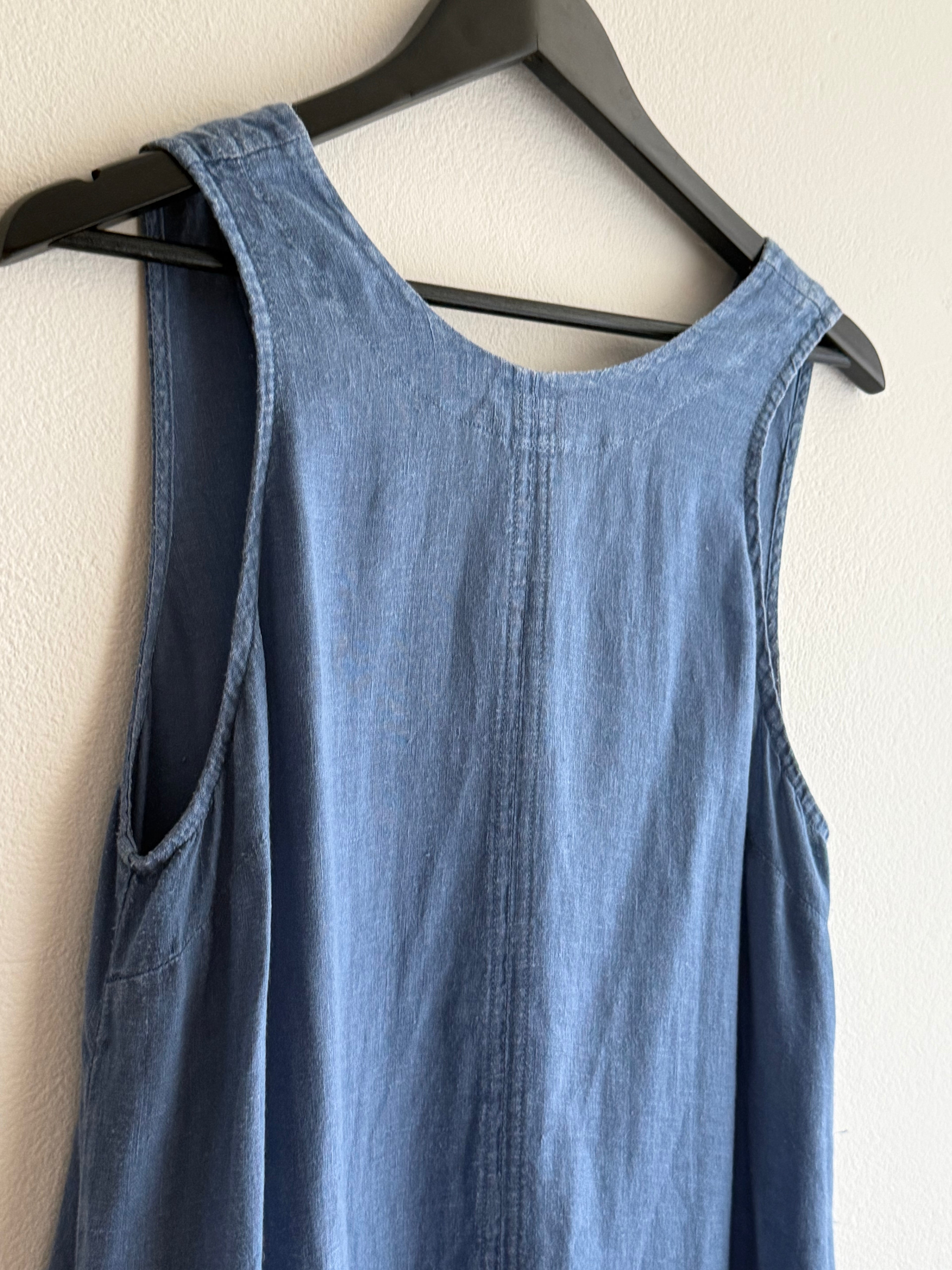 Genison Style Italy Reversible Denim Dress