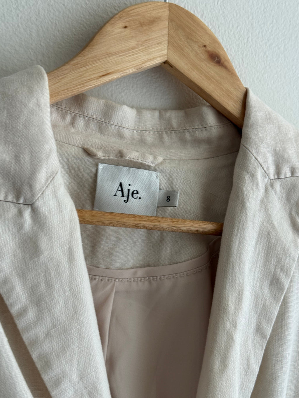 Aje Linen Blazer Jacket