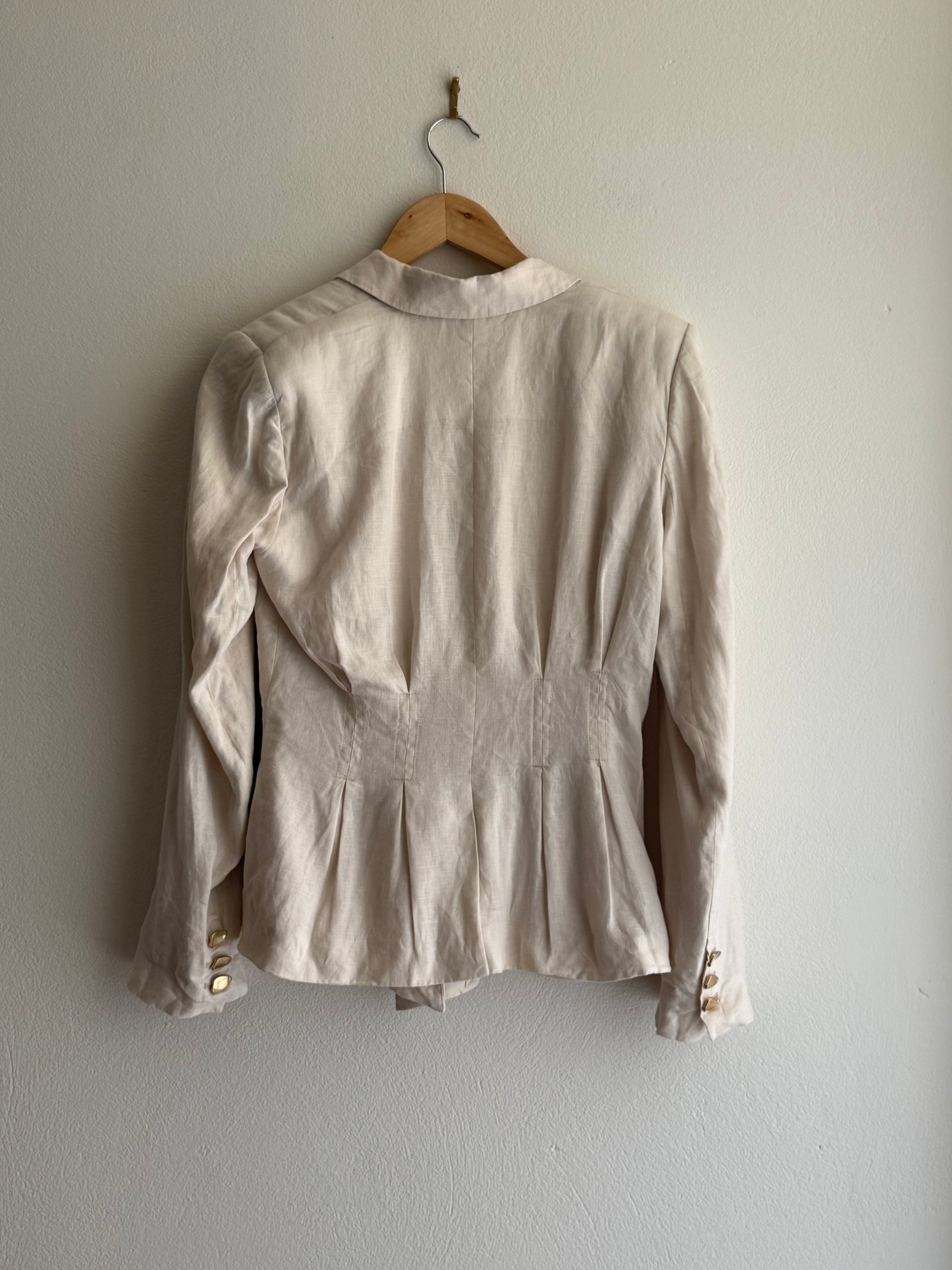 Aje Linen Blazer Jacket