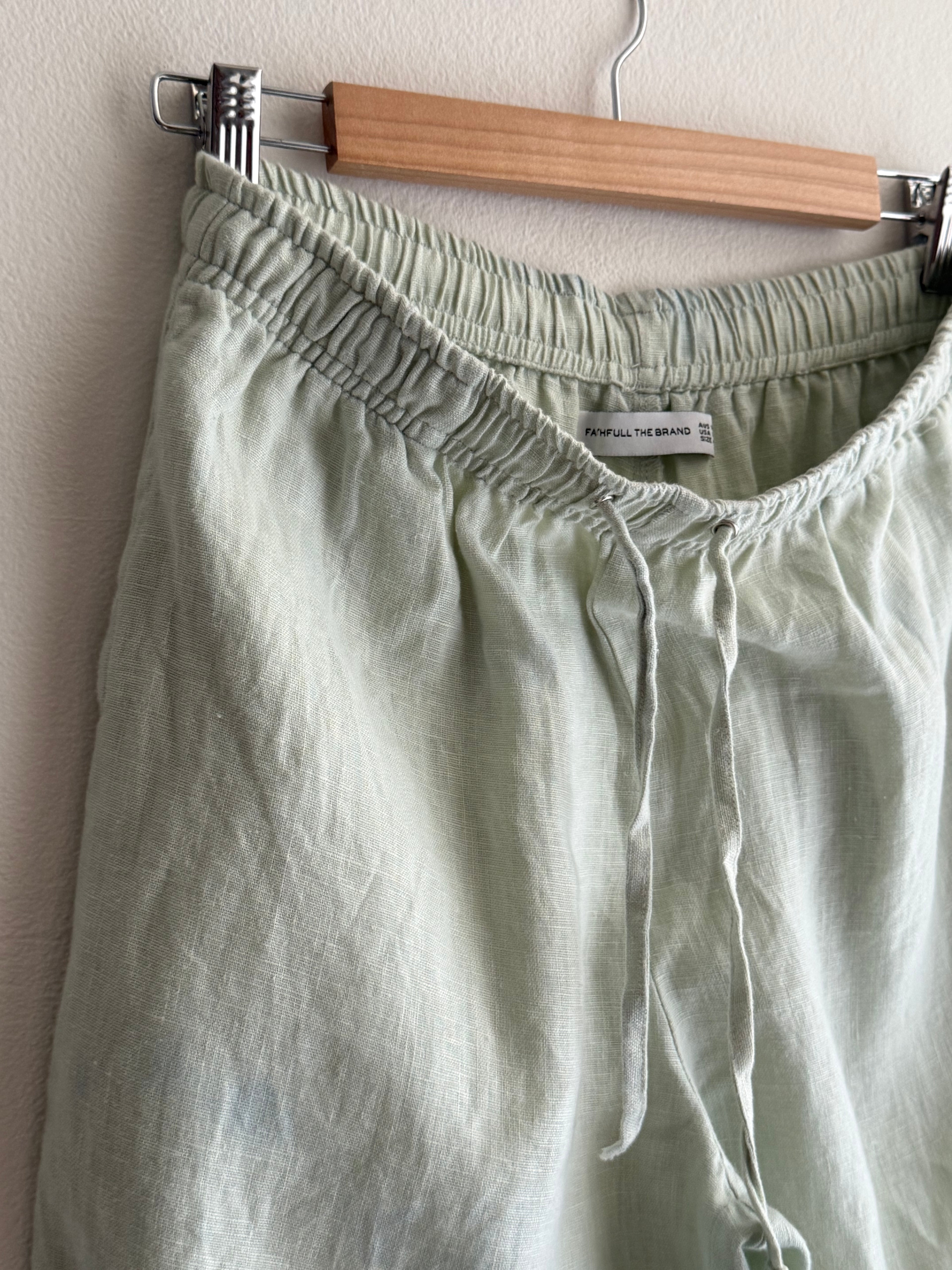 Faithful the Brand Linen Pull-on Pants