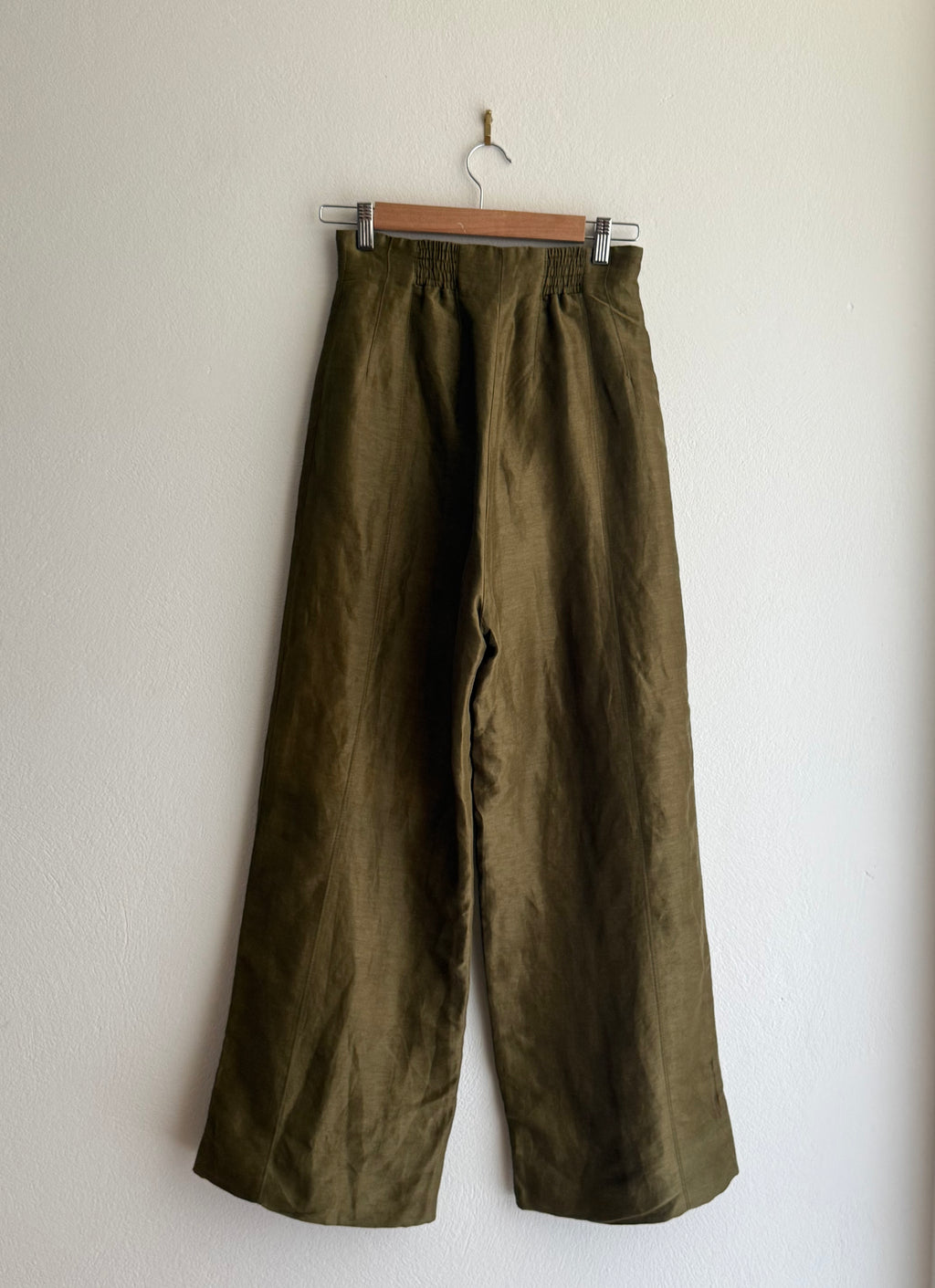 Aje Khaki Tailored Trousers