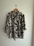 Sussan Animal Print Button-up Shirt