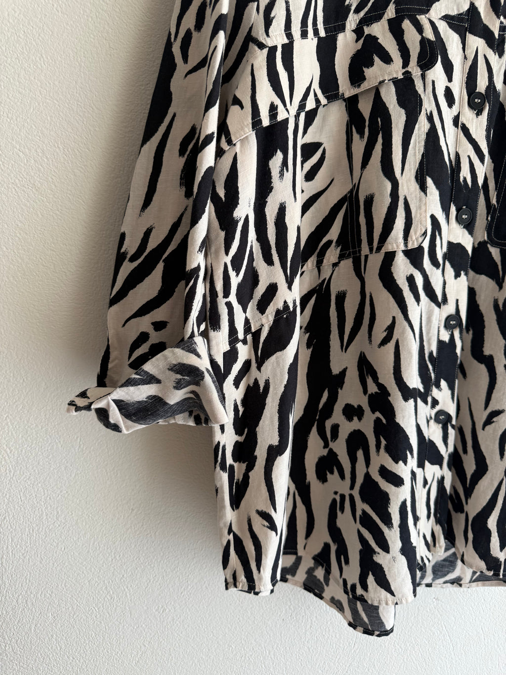 Sussan Animal Print Button-up Shirt