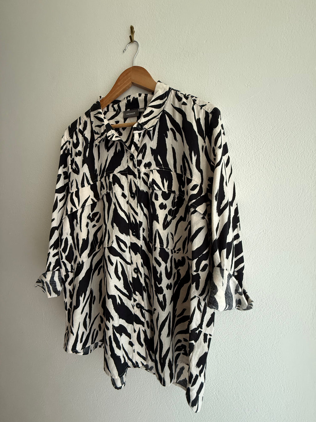 Sussan Animal Print Button-up Shirt