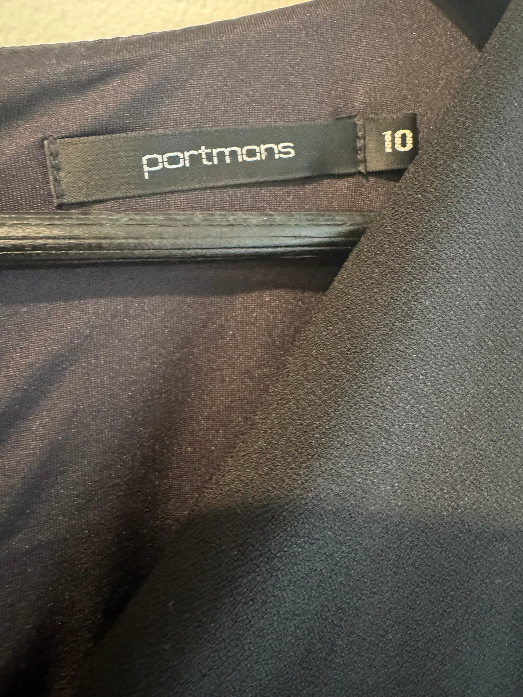 Portmans Contrast Crepe Dress