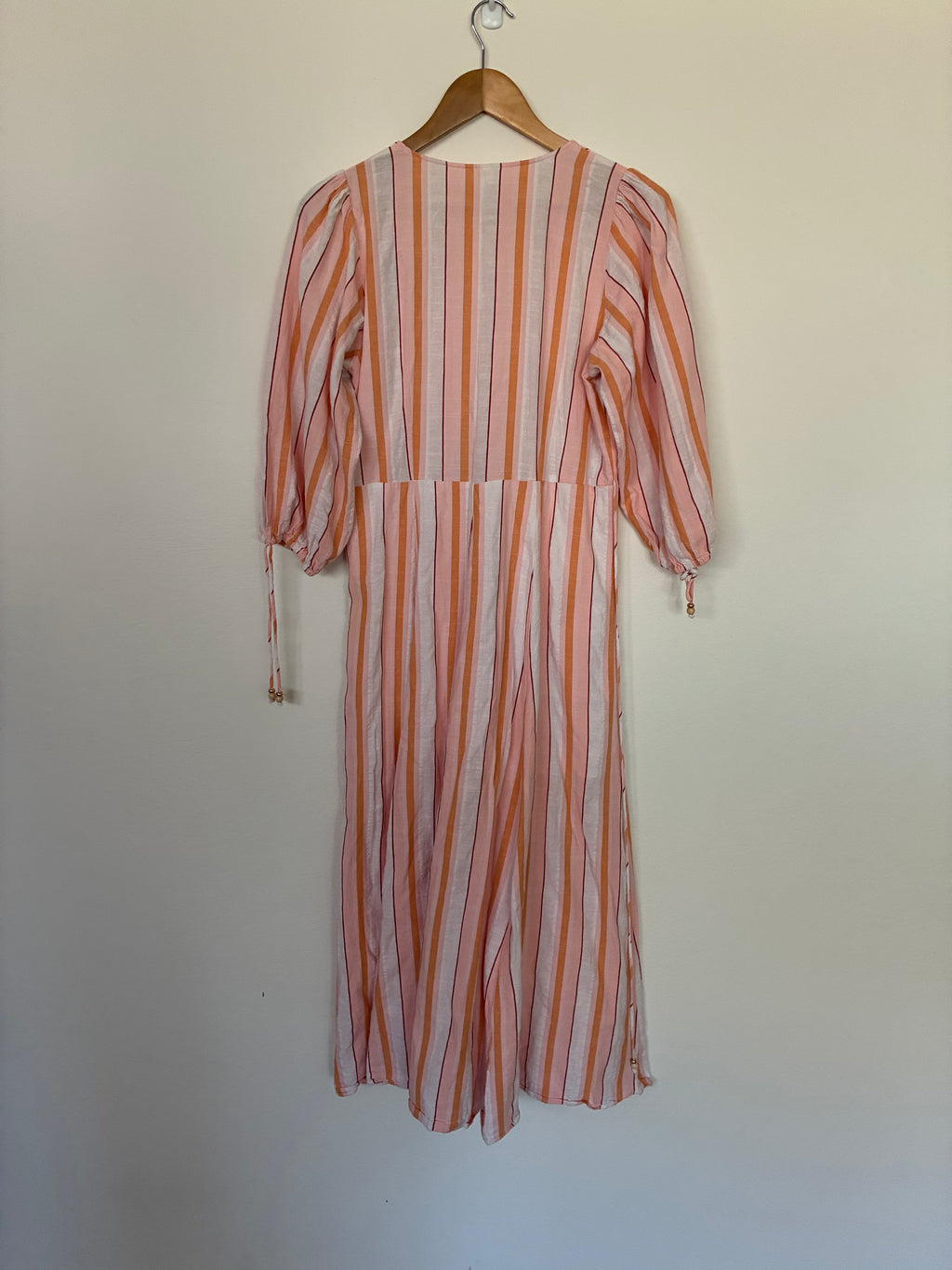 Kivari Stripe Cotton Maxi Dress