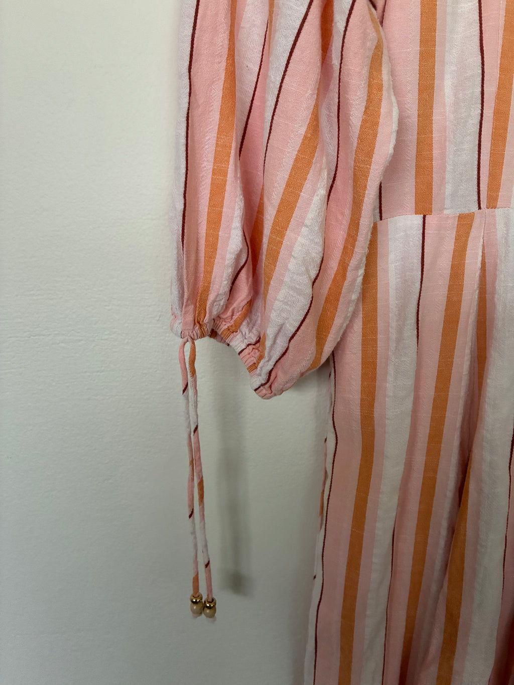 Kivari Stripe Cotton Maxi Dress