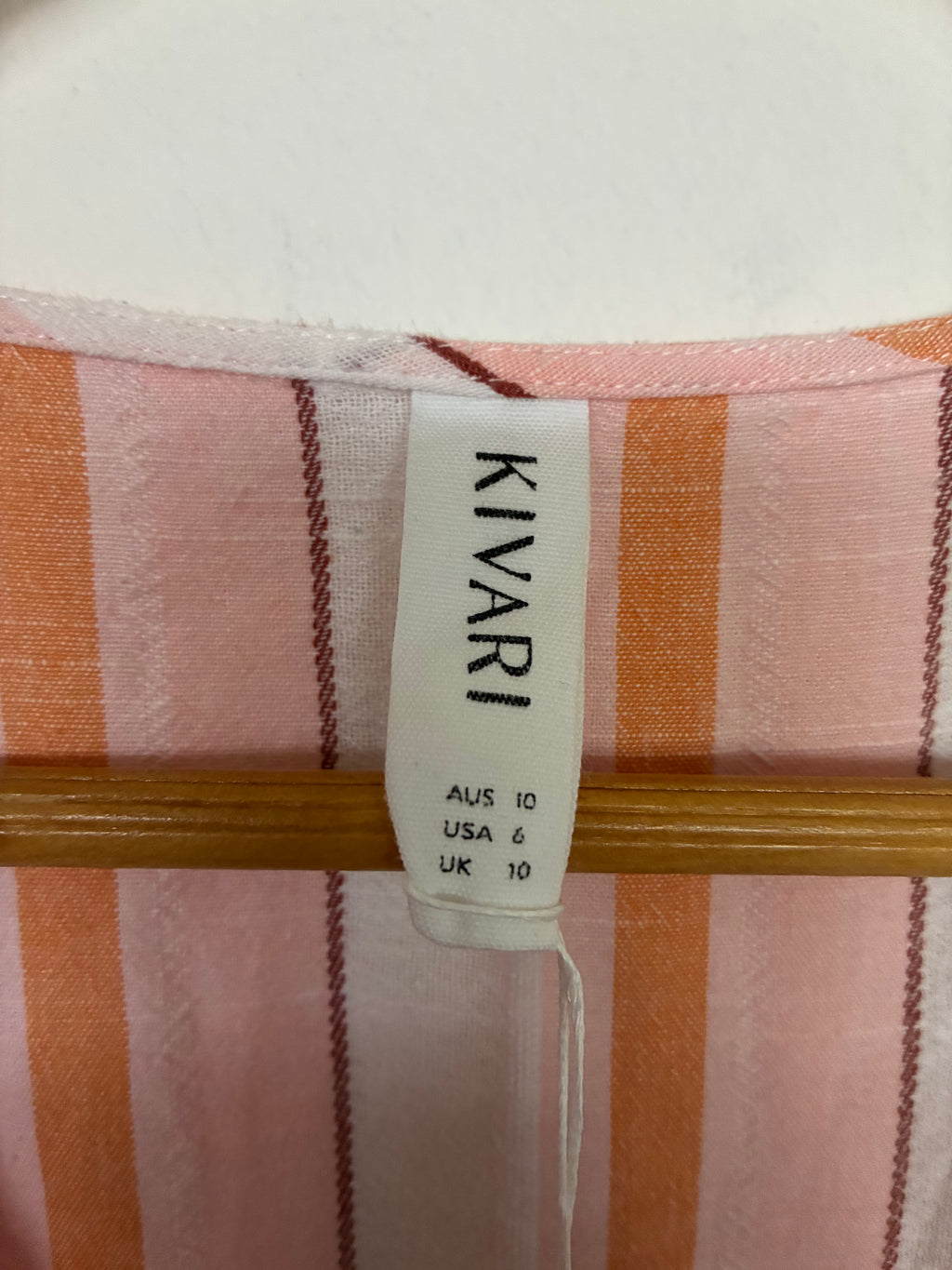 Kivari Stripe Cotton Maxi Dress