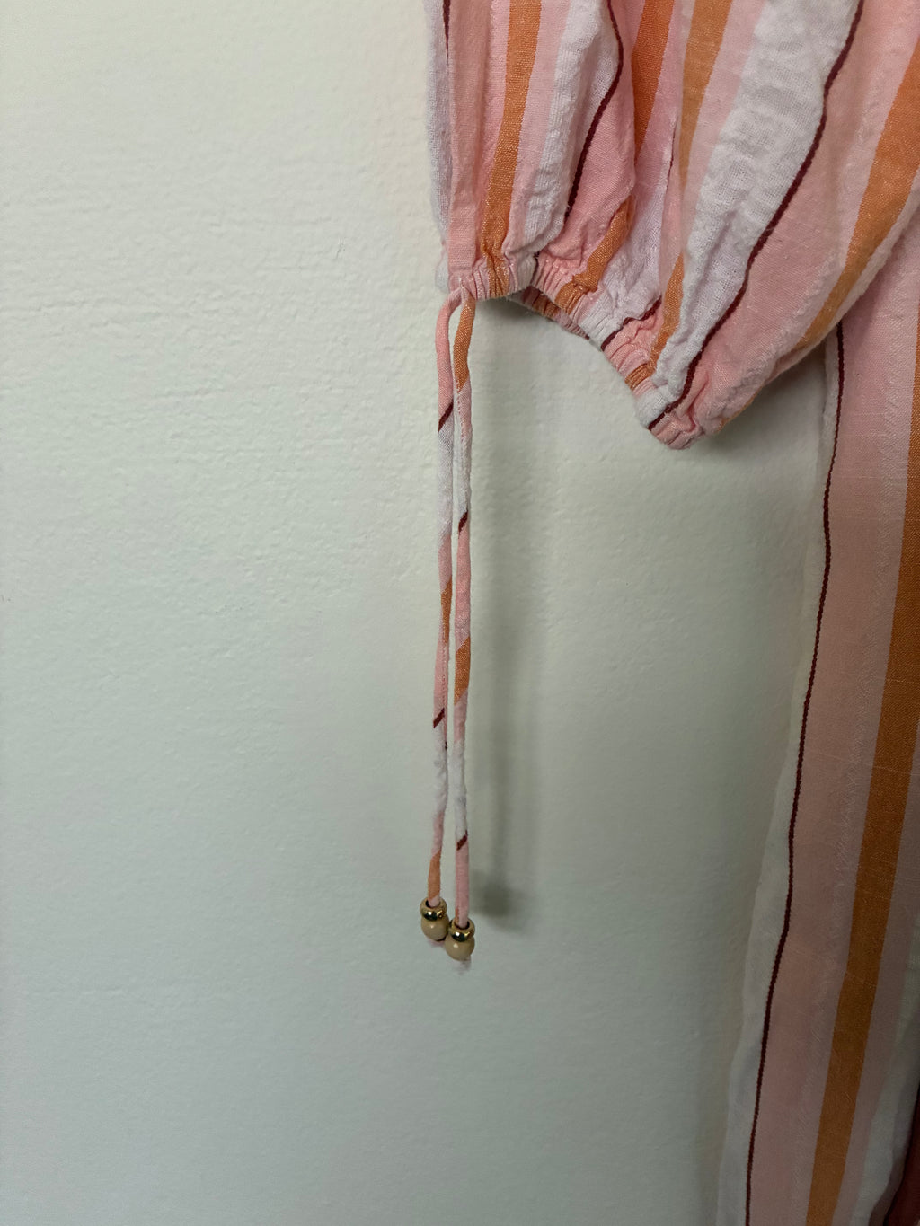Kivari Stripe Cotton Maxi Dress