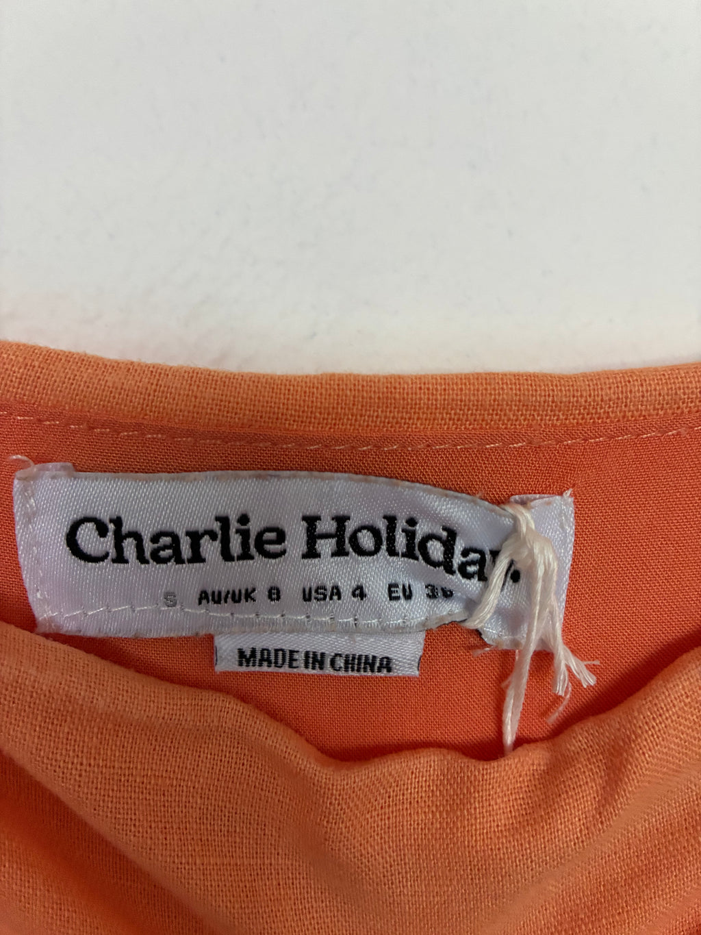 Charlie Holiday Tiered Linen Cotton Maxi Dress