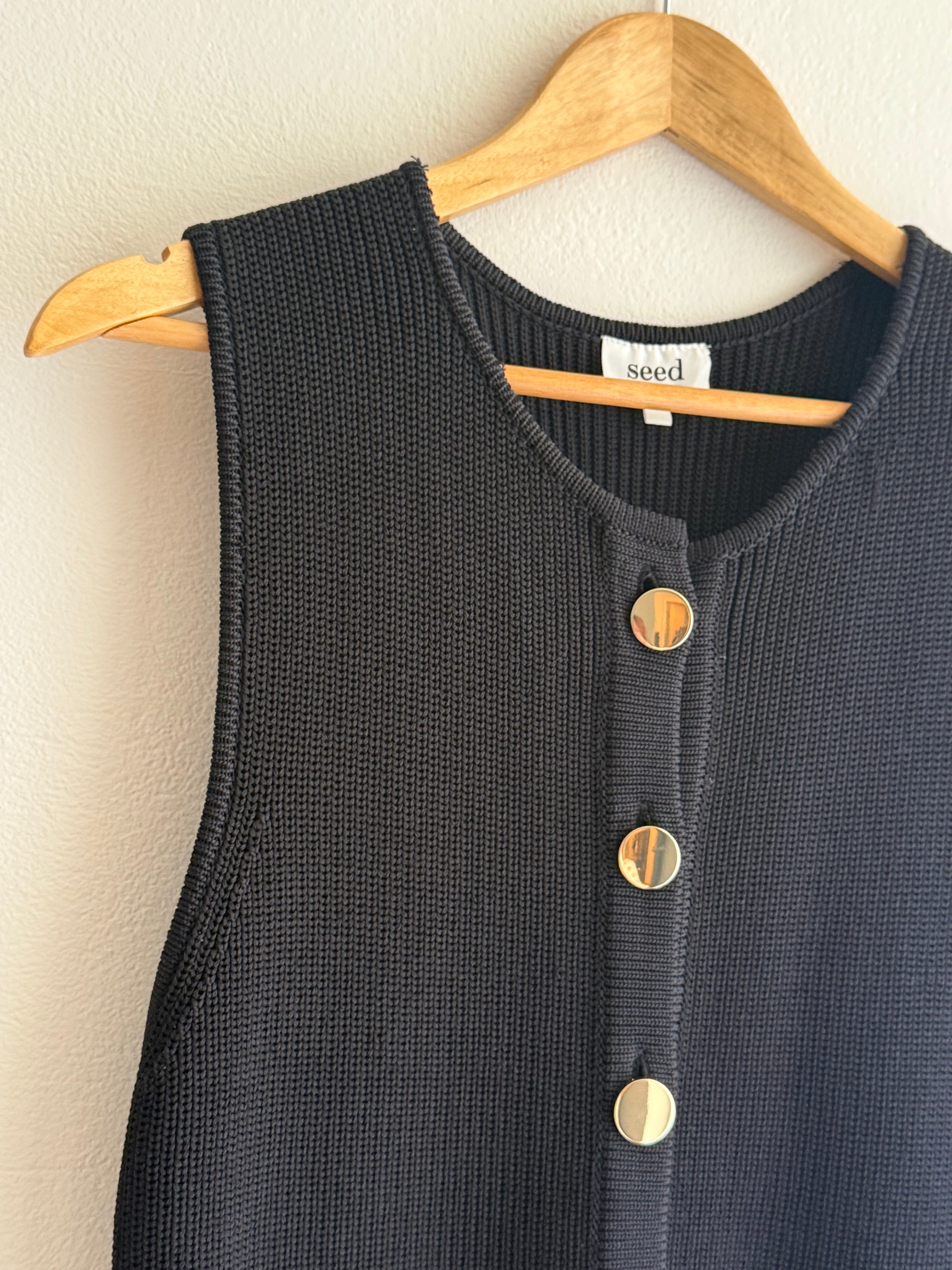 Seed Heritage Chunky Rib Knit Vest