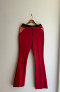 Cue Tailored Red Flared Pants