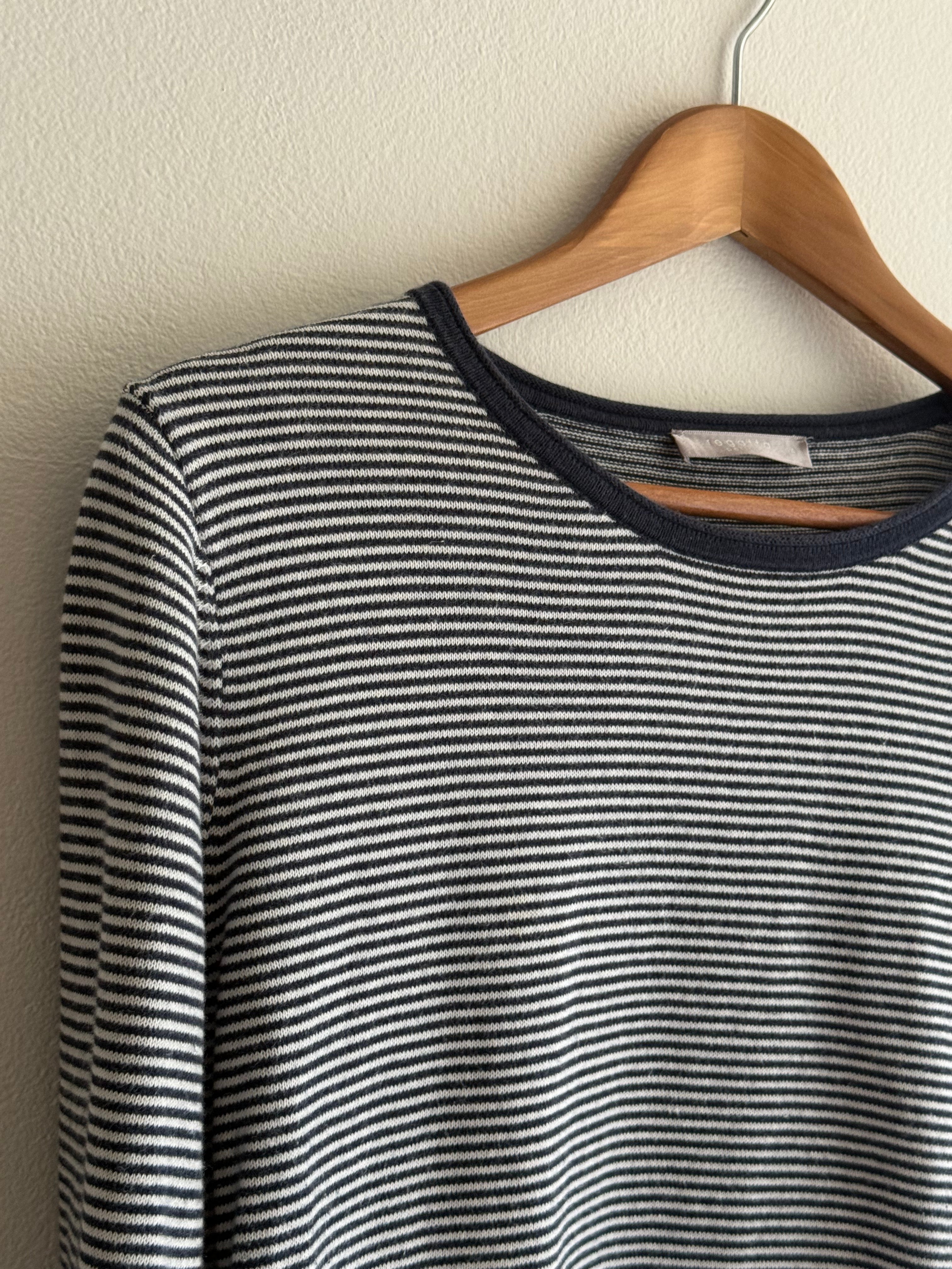 Regatta Navy & White Stripe Knit Jumper