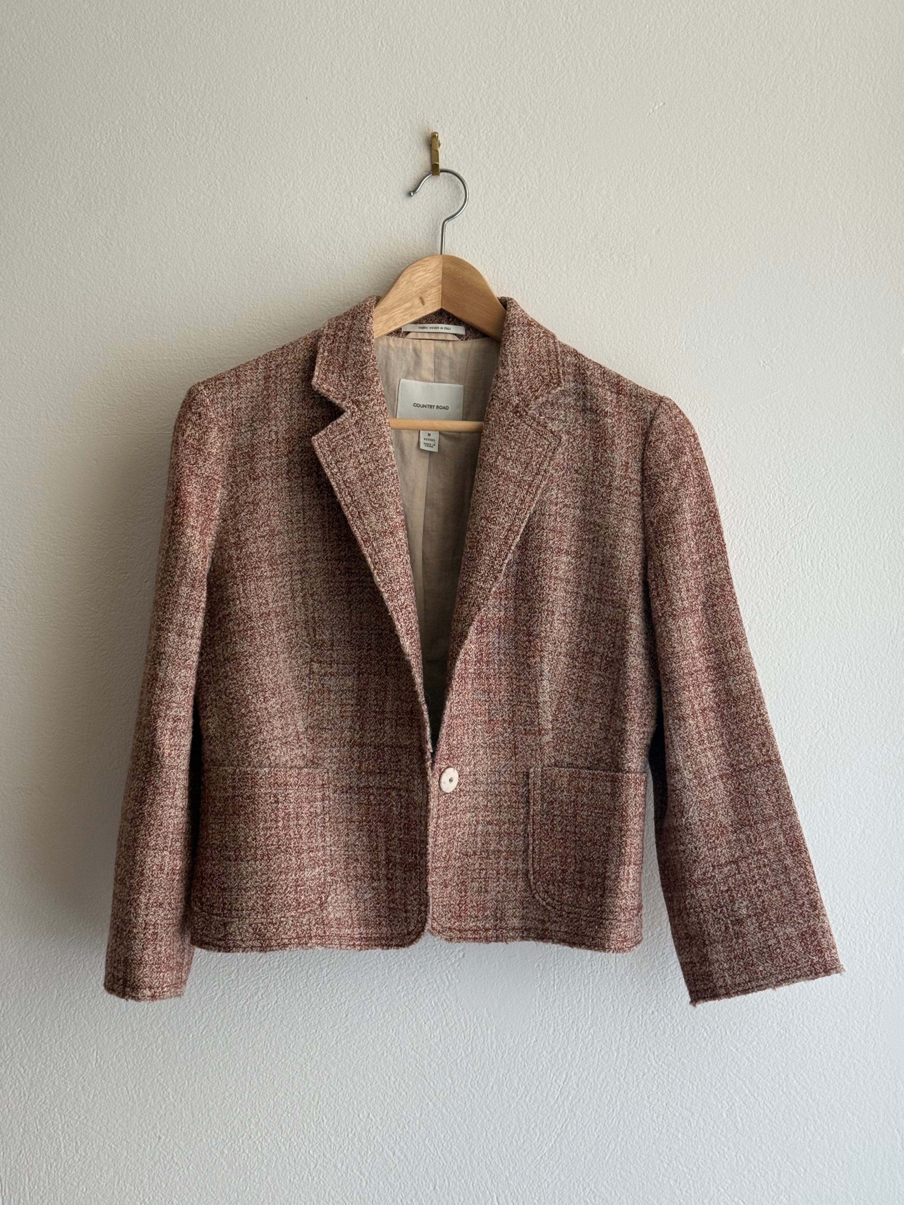 Country Road Wool Tweed Jacket