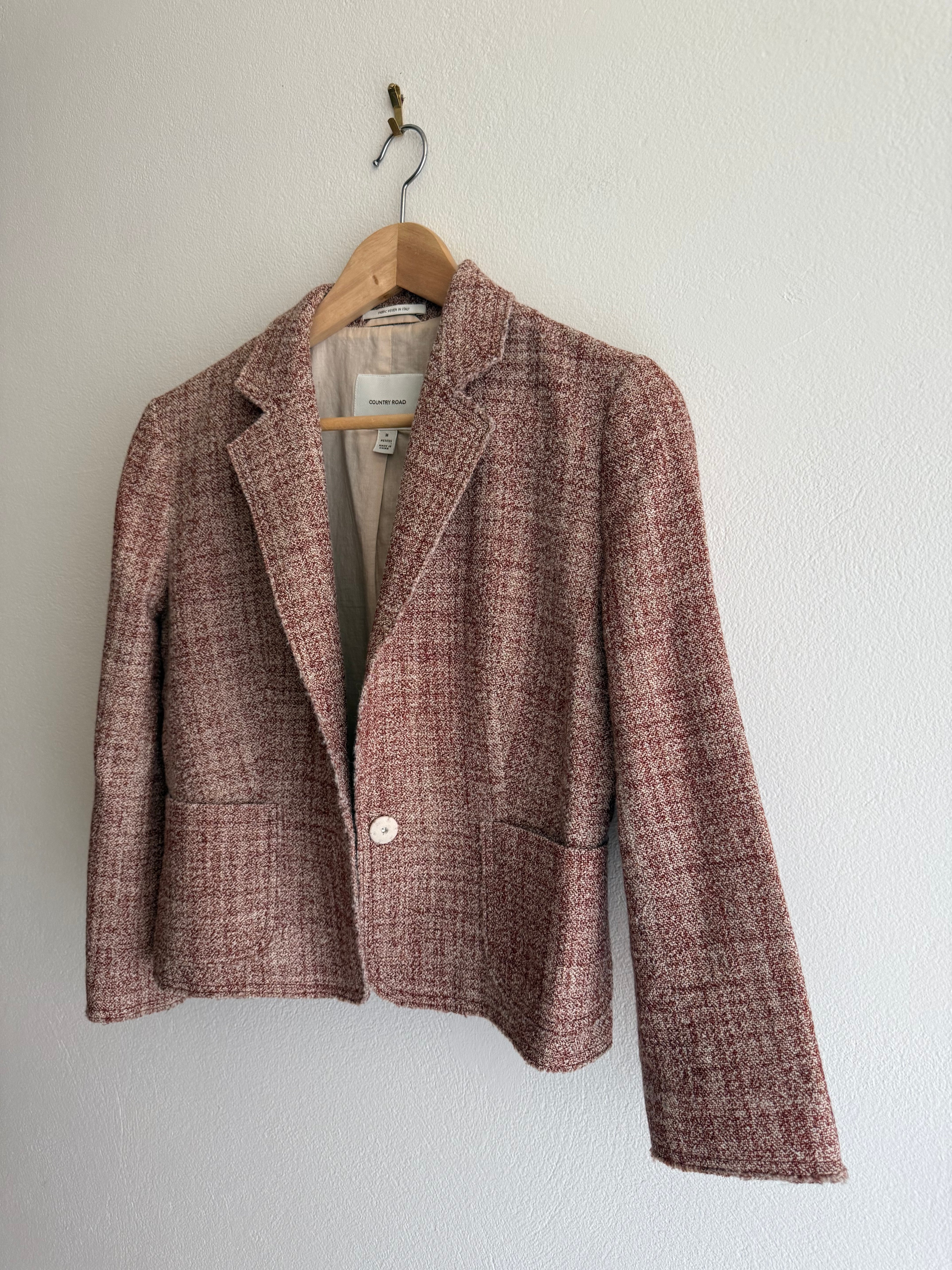 Country Road Wool Tweed Jacket