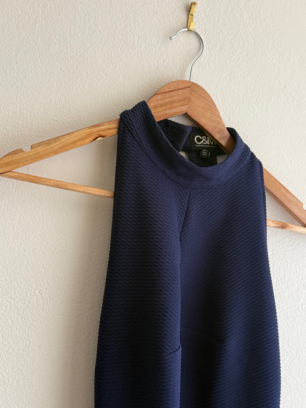 Camilla & Marc Textured Backless Dress