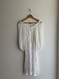 Angela Moda Silk-Blend Sheer Dress