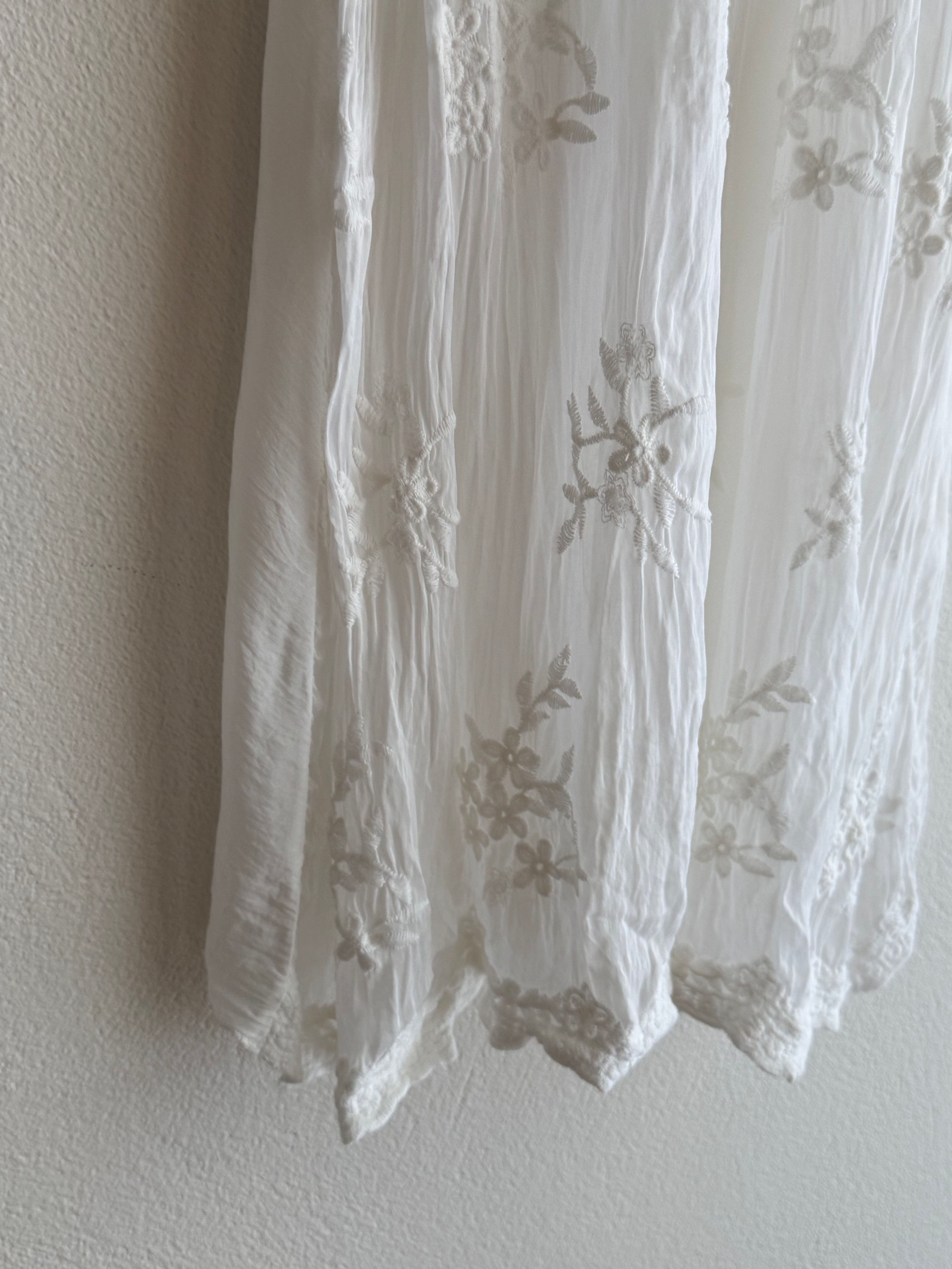 Angela Moda Silk-Blend Sheer Dress