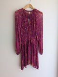 Tigerlily Magenta Long Sleeve Dress