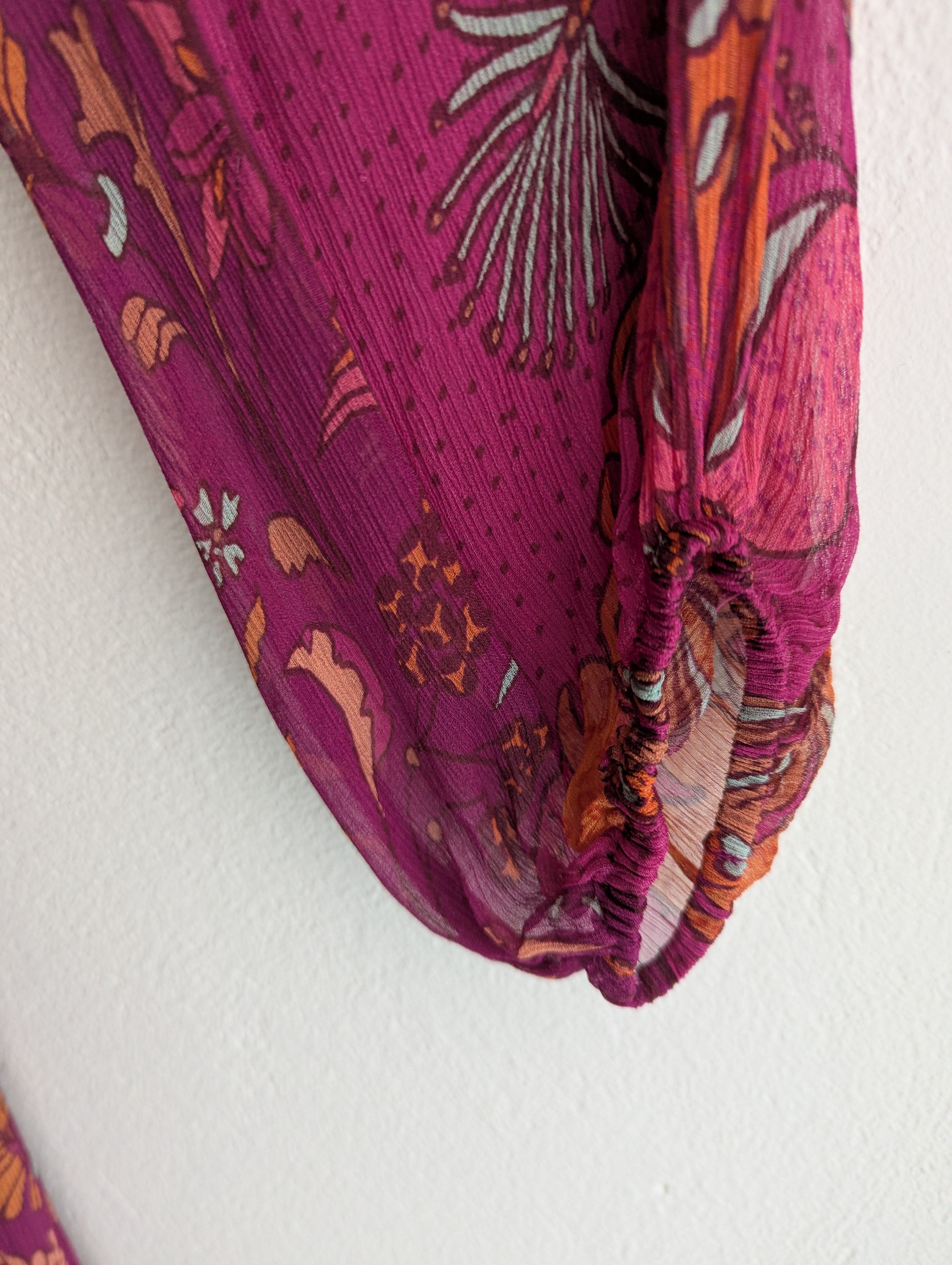 Tigerlily Magenta Long Sleeve Dress