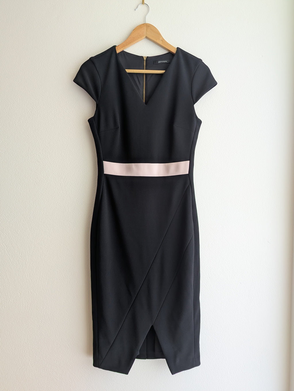Portmans Contrast Crepe Dress