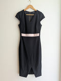 Portmans Contrast Crepe Dress