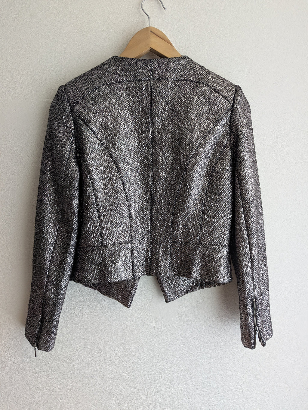 Sheike Metallic Cropped Jacket