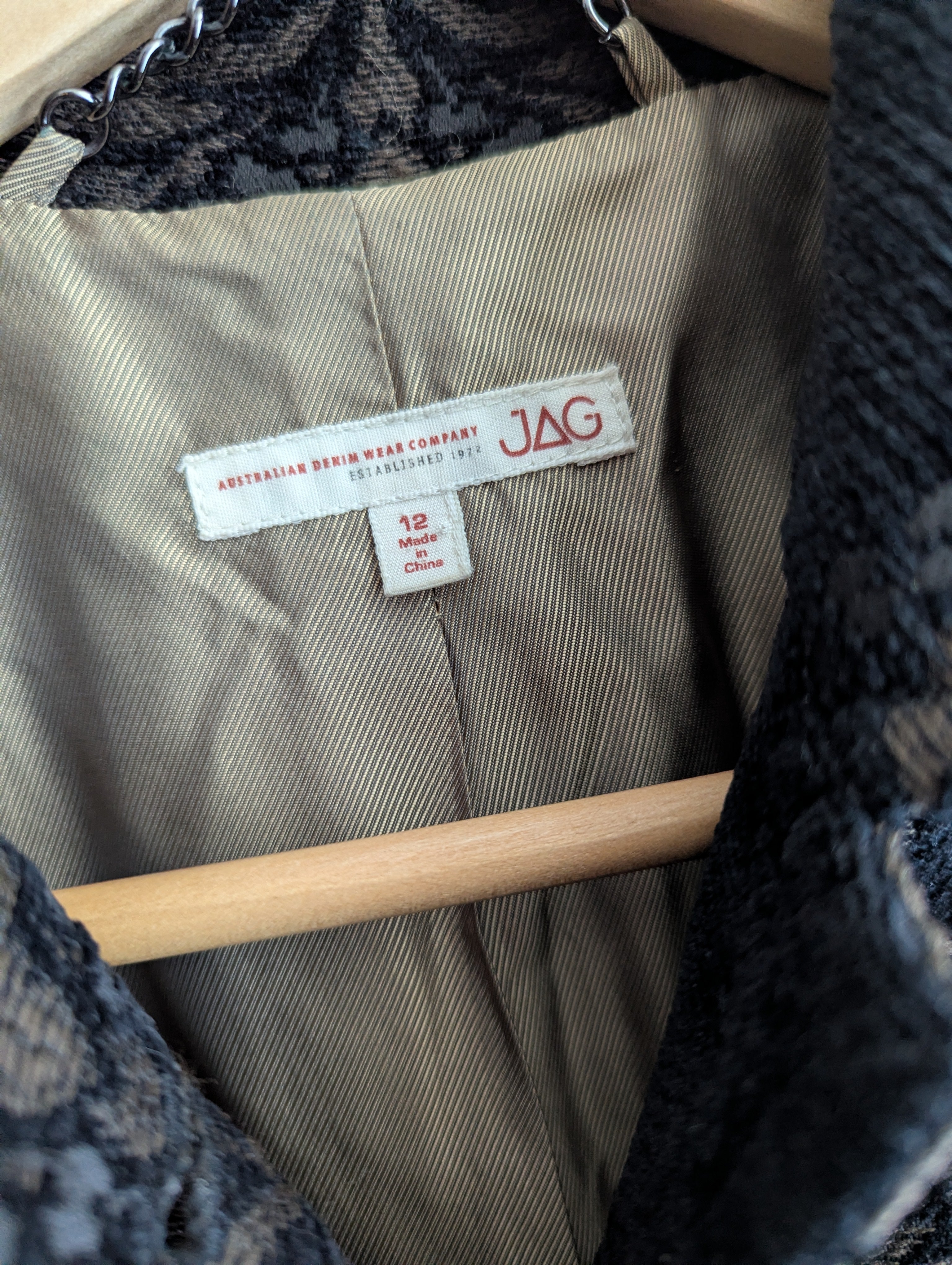 JAG Jacquard Car Coat