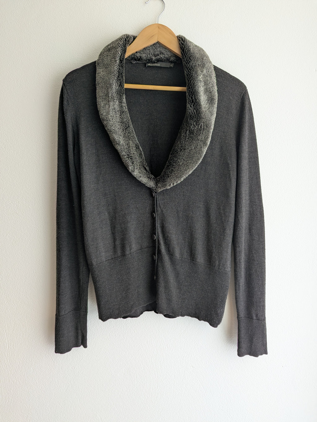 David Lawrence Merino Wool Cardigan