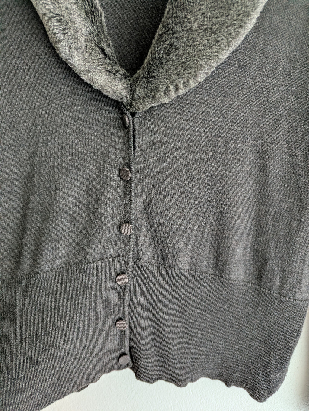 David Lawrence Merino Wool Cardigan