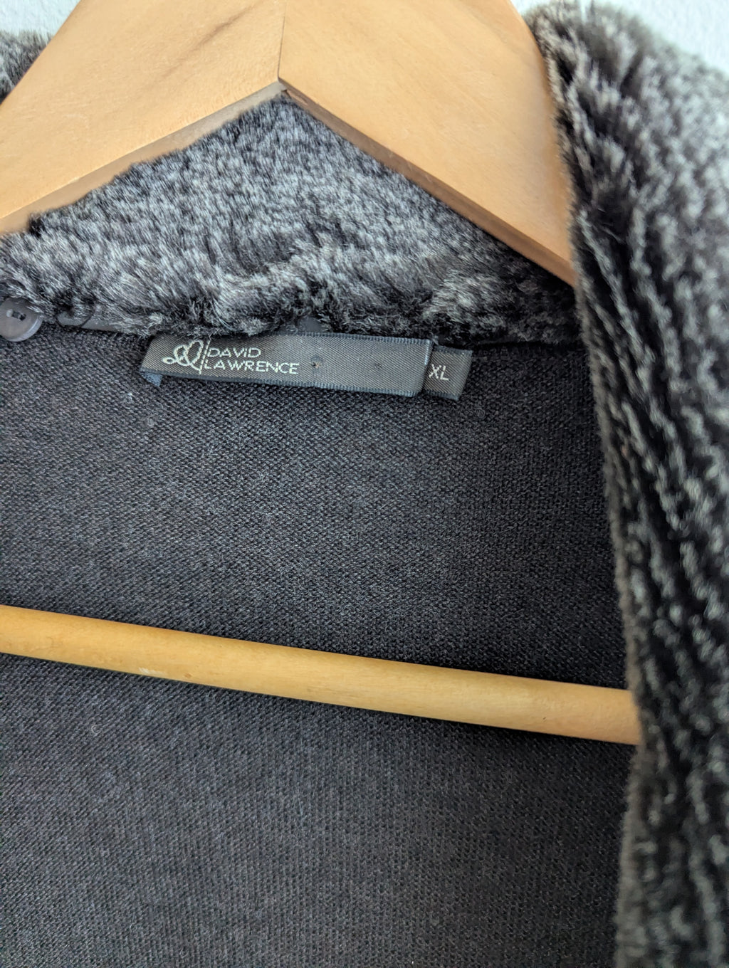 David Lawrence Merino Wool Cardigan