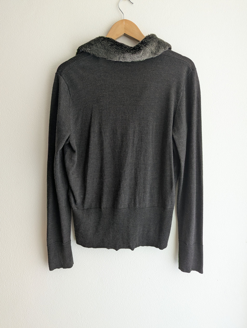 David Lawrence Merino Wool Cardigan